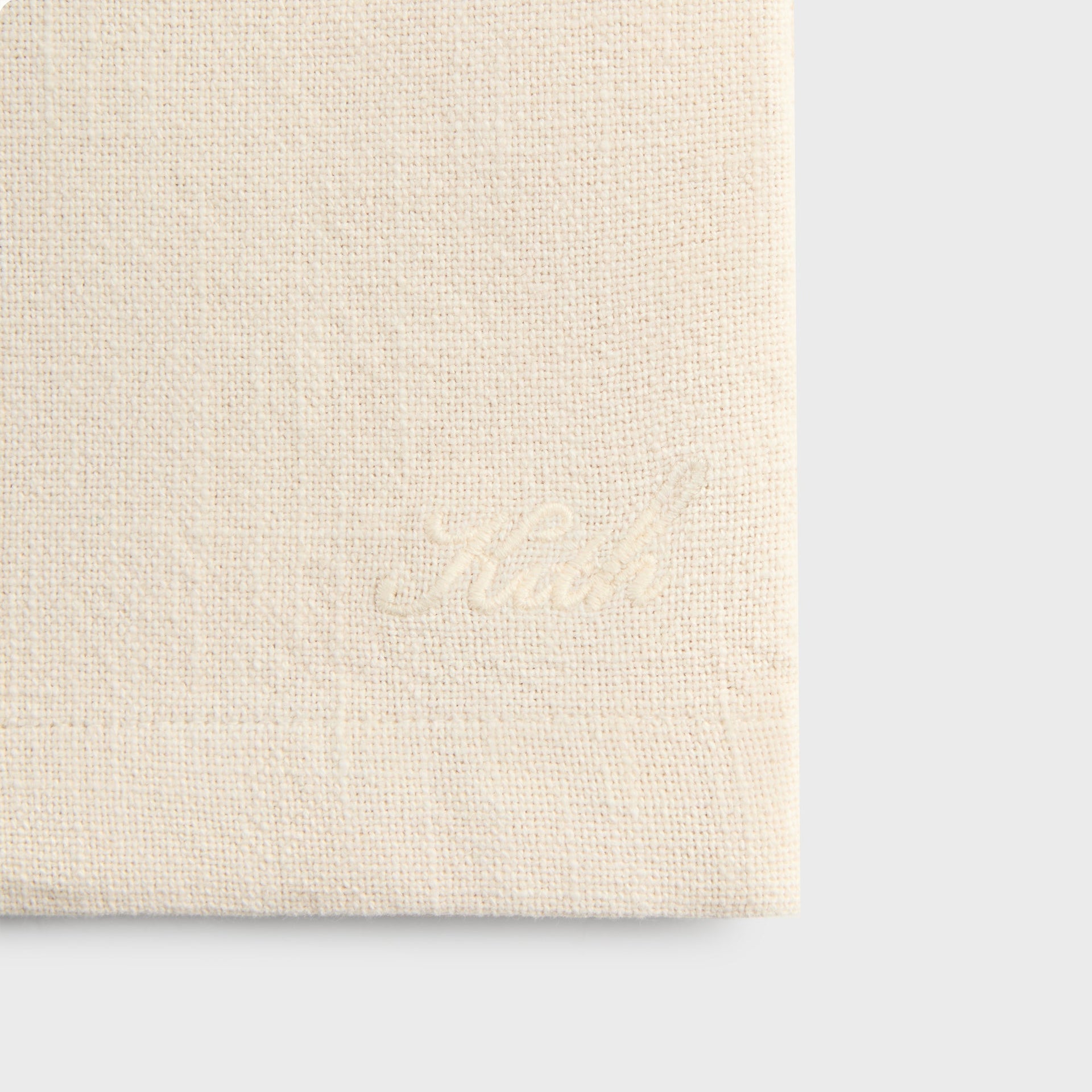 Kith Soft Woven Short Sleeve Glen Pullover - Waffle