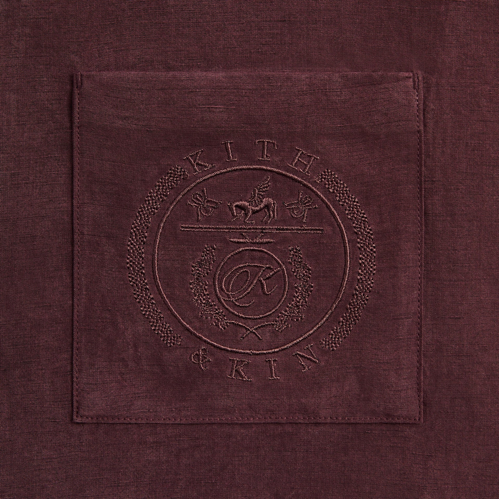 Kith Adonis Camp Collar Shirt - Rich