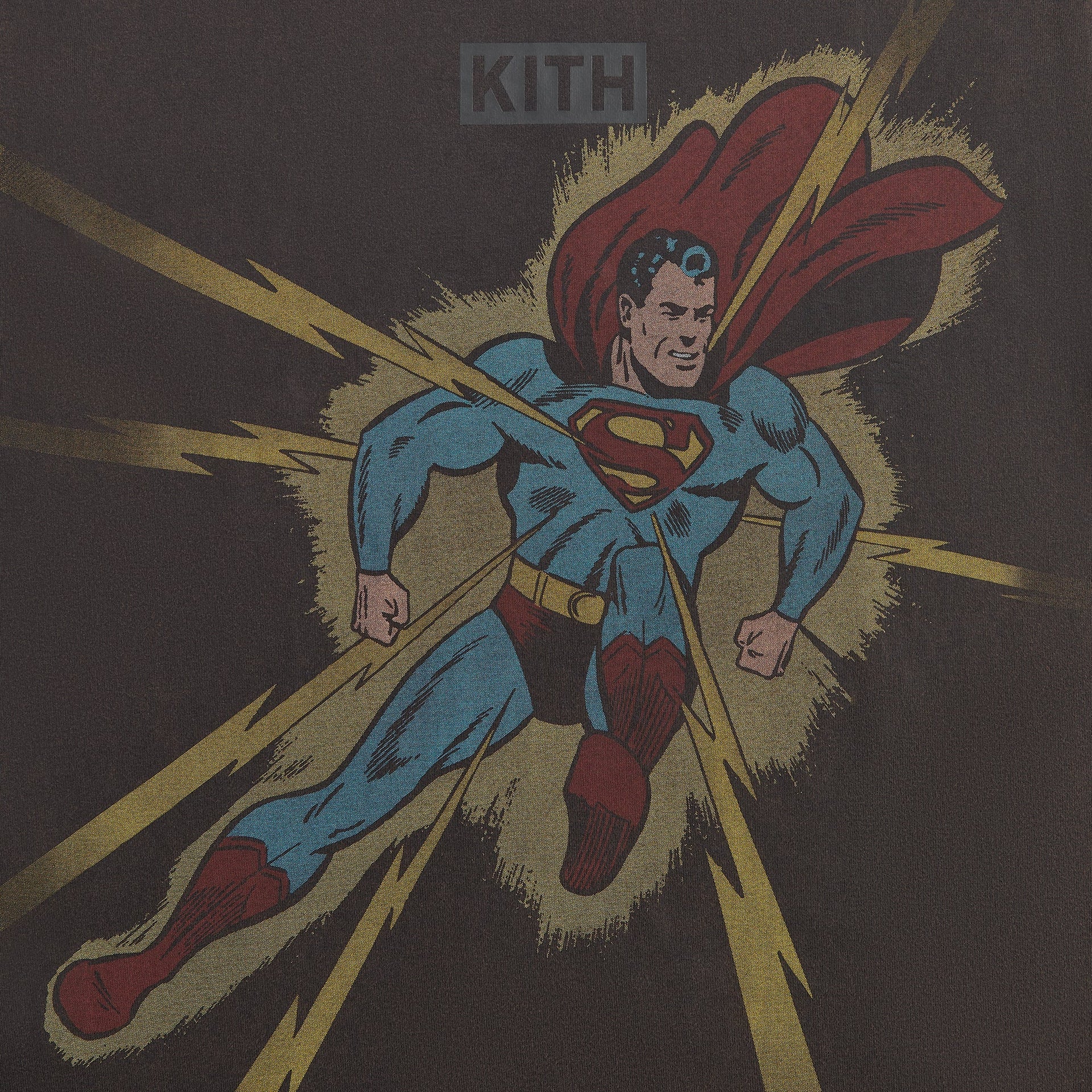 Superman | Kith Lightning Bolt Tee - Black
