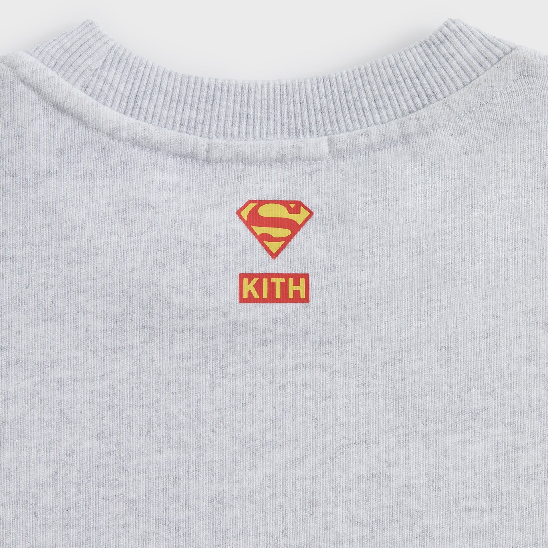 Superman | Kith Action Comics Nelson Crewneck - Light Heather Grey