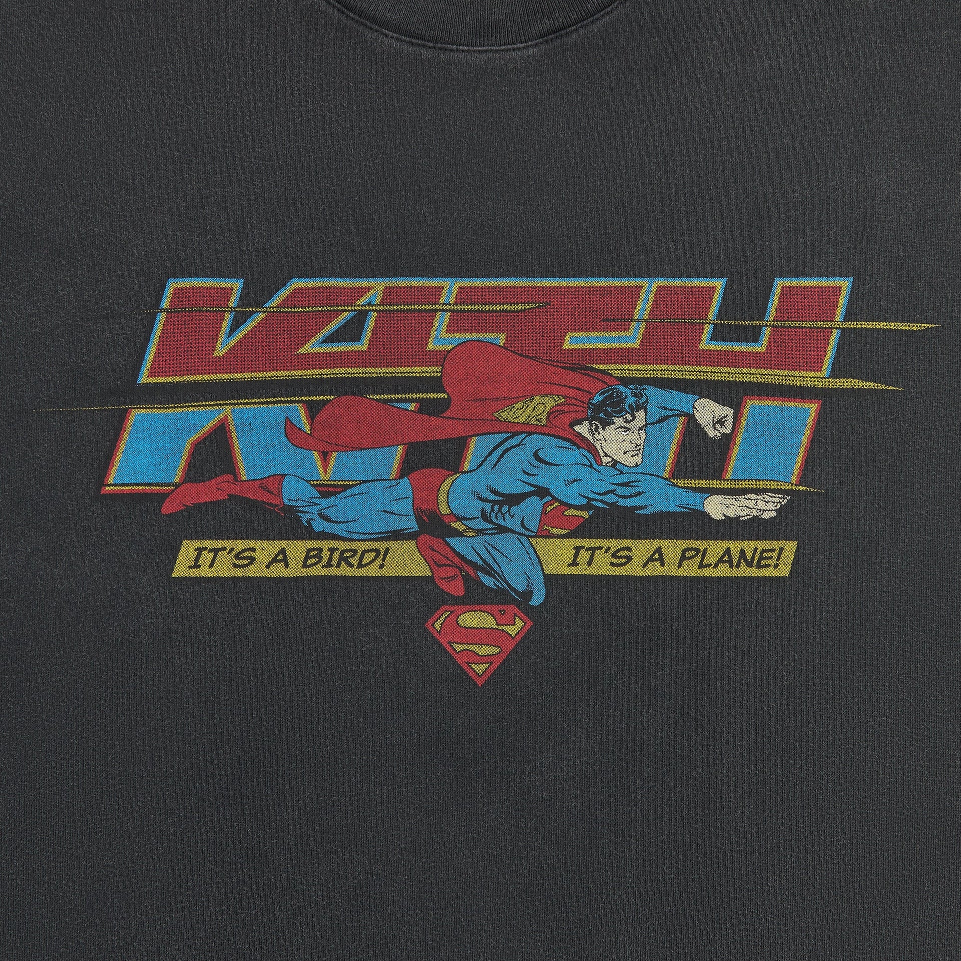 Superman | Kith It's a Bird Vintage Tee - Black