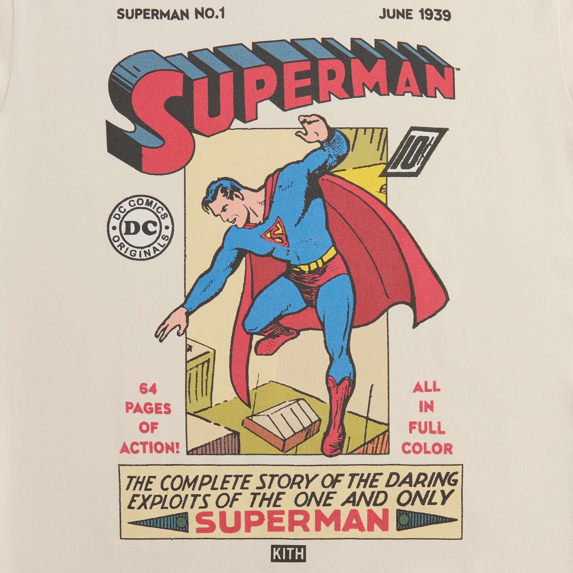 Superman | Kith No. 1 Vintage Tee - Sandrift