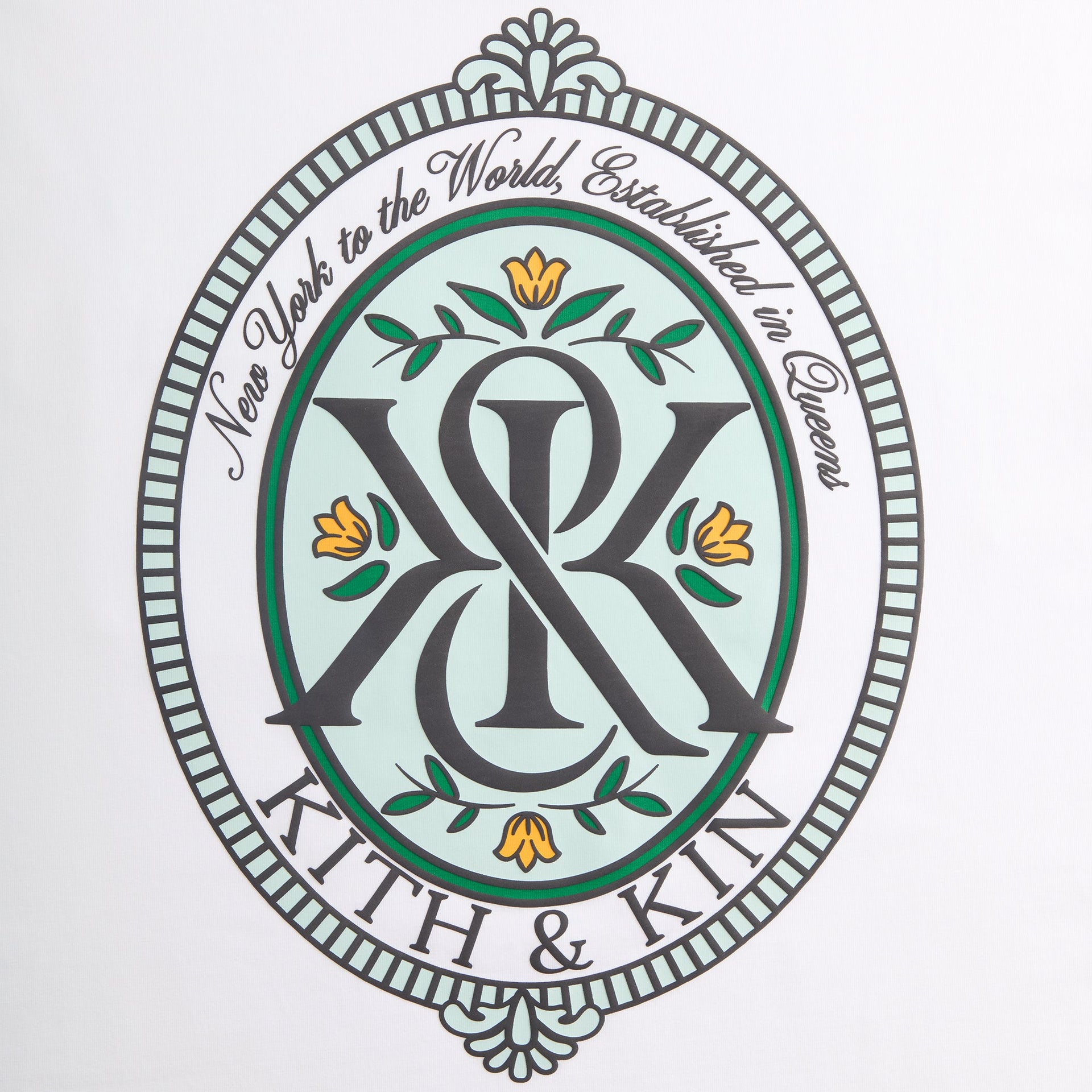 Kith Queens Crest Tee - White
