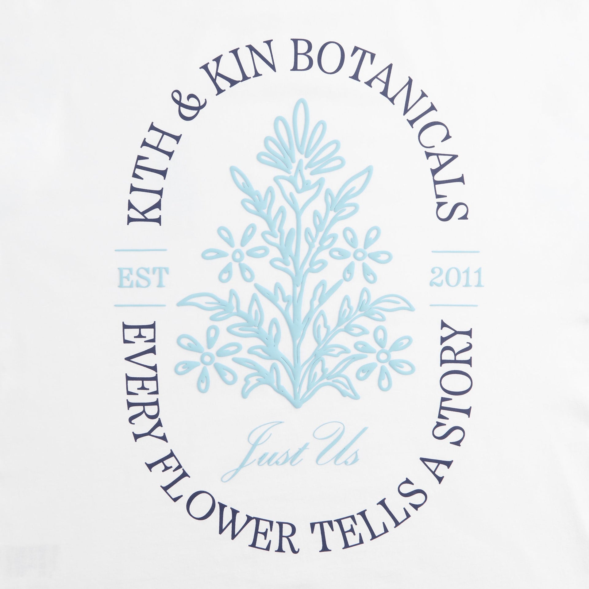 Kith & Kin Botanical Long Sleeve Tee - White