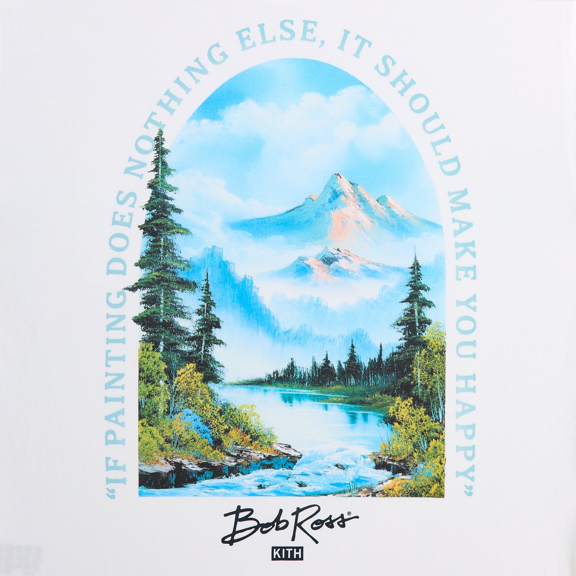 Kith for Bob Ross Purpose Tee - White