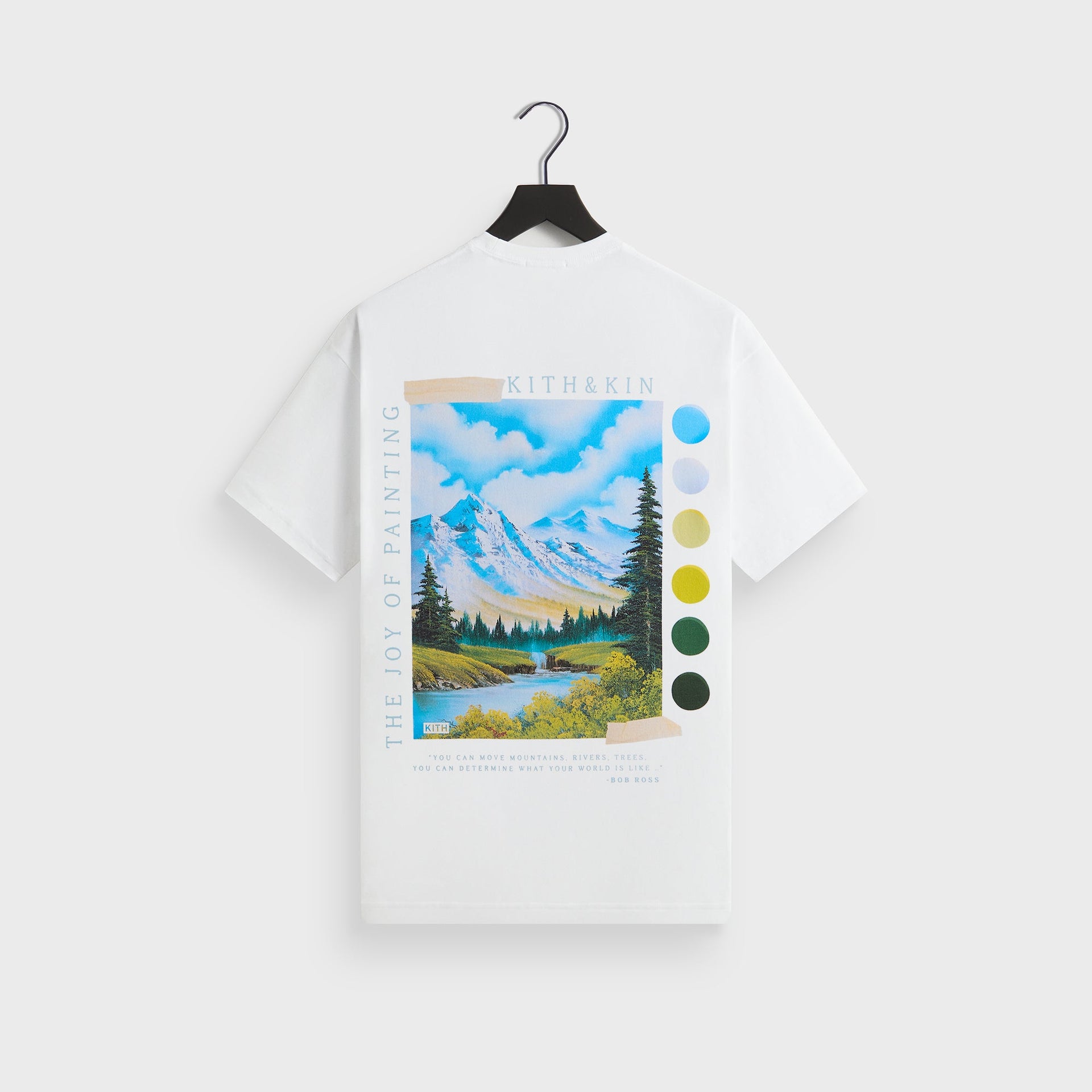 Kith for Bob Ross Palette Pocket Tee - White