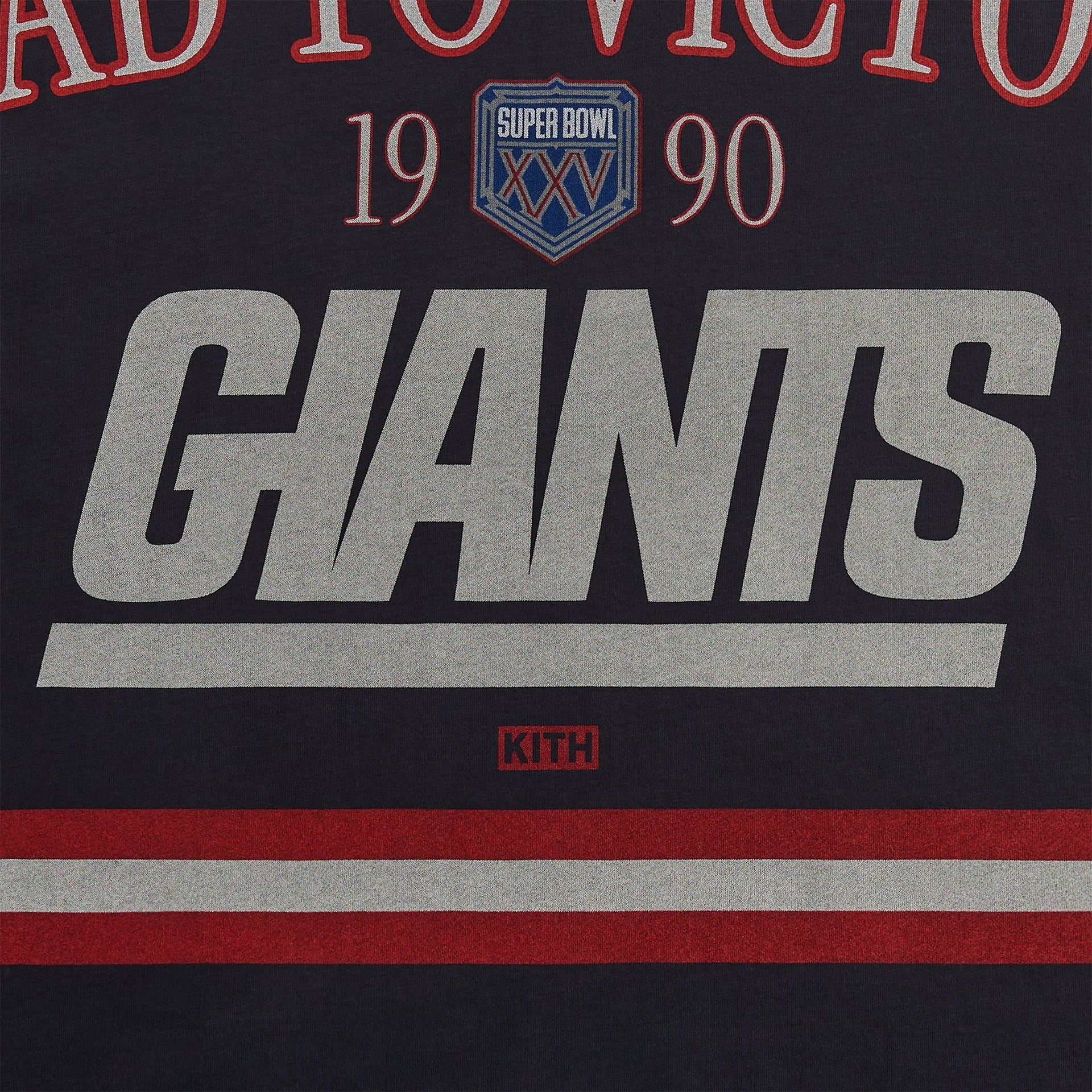 Kith for the NFL New York Giants Victory Vintage Bishop Tee - Ink