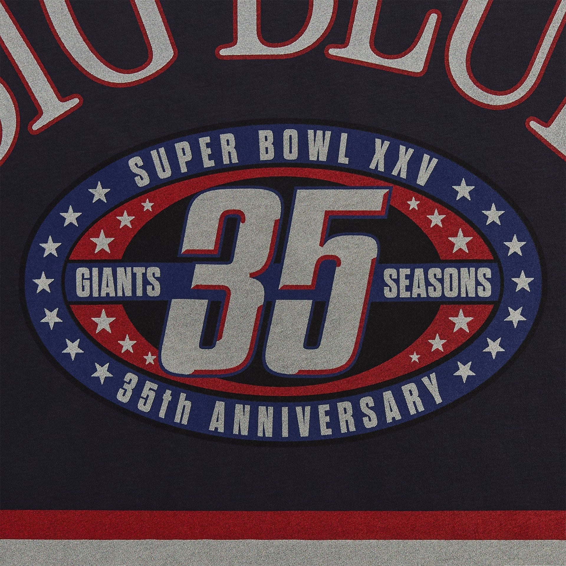 Kith for the NFL New York Giants Victory Vintage Bishop Tee - Ink