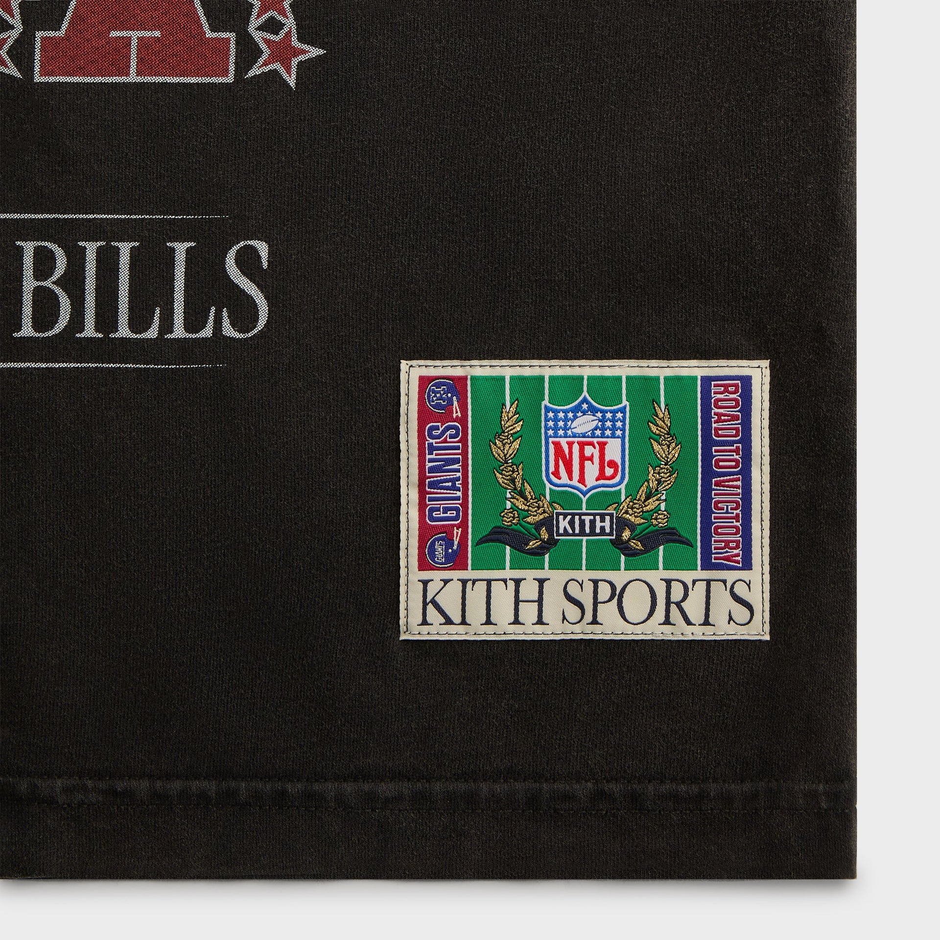 Kith for the NFL Super Bowl Vintage Bishop Tee - Black