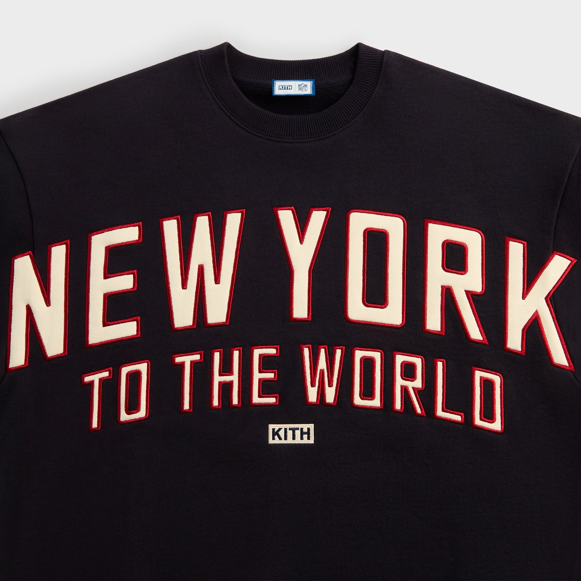 Kith for the NFL New York Giants Victory Vintage Nelson Crewneck - Ink