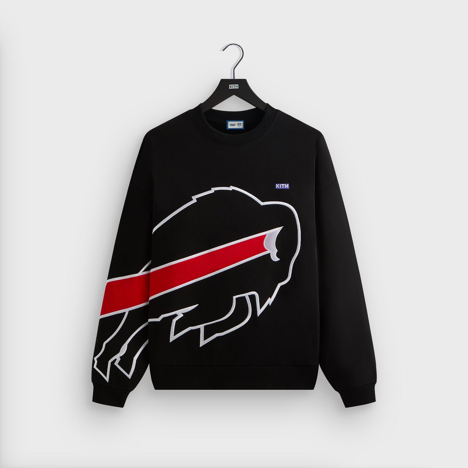 Kith for the NFL Buffalo Bills Vintage Nelson Crewneck - Black