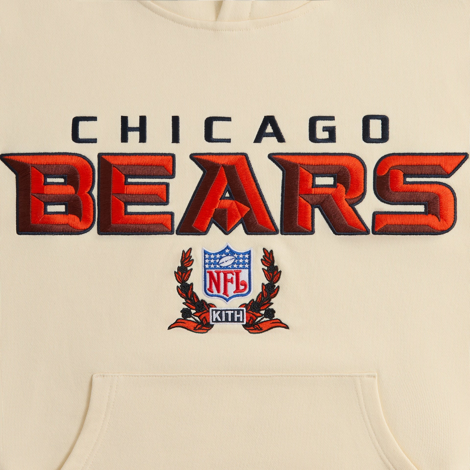 Kith for the NFL Chicago Bears Vintage Hoodie - Sandrift