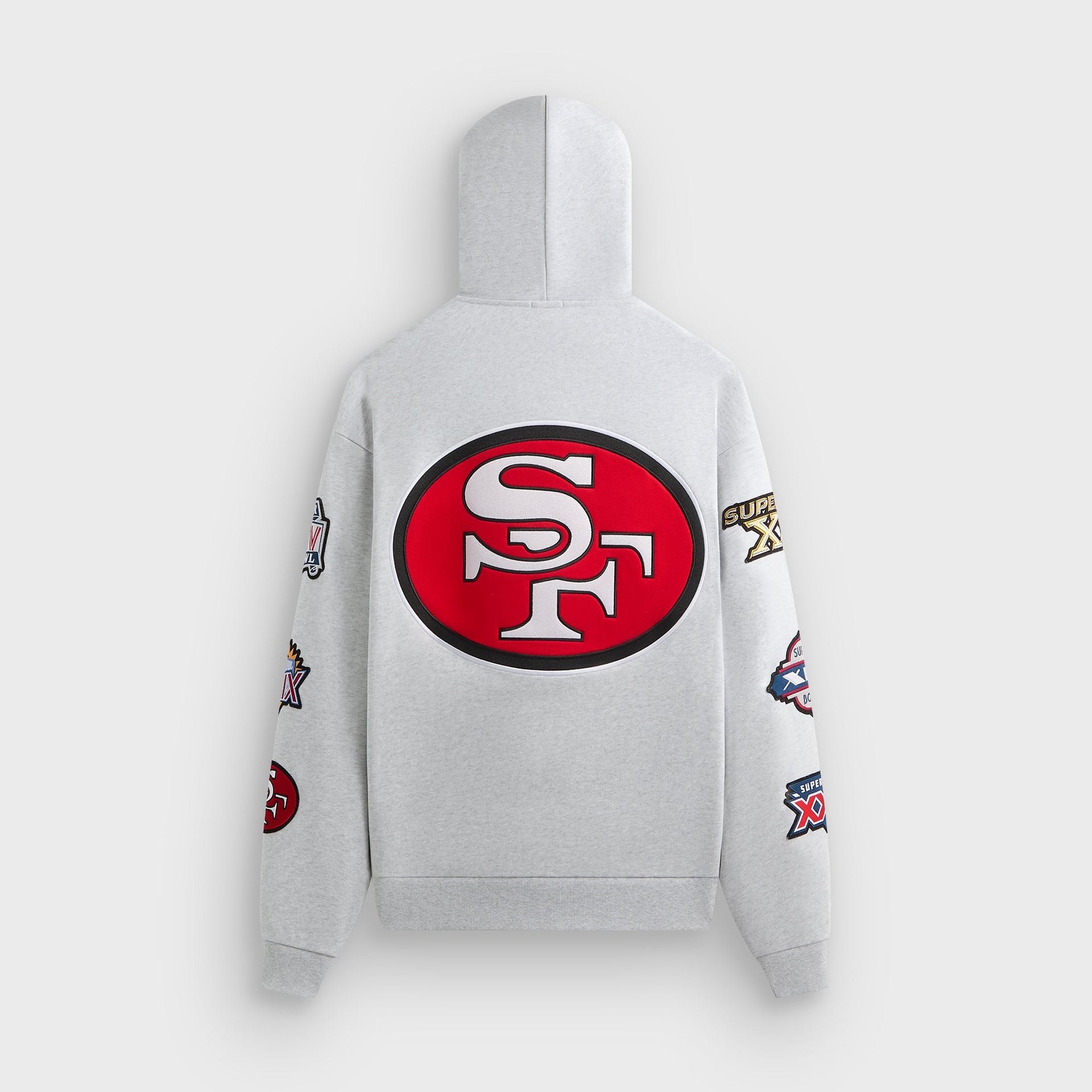Kith for the NFL San Francisco 49ers Faithful Vintage Hoodie - Light Heather Grey