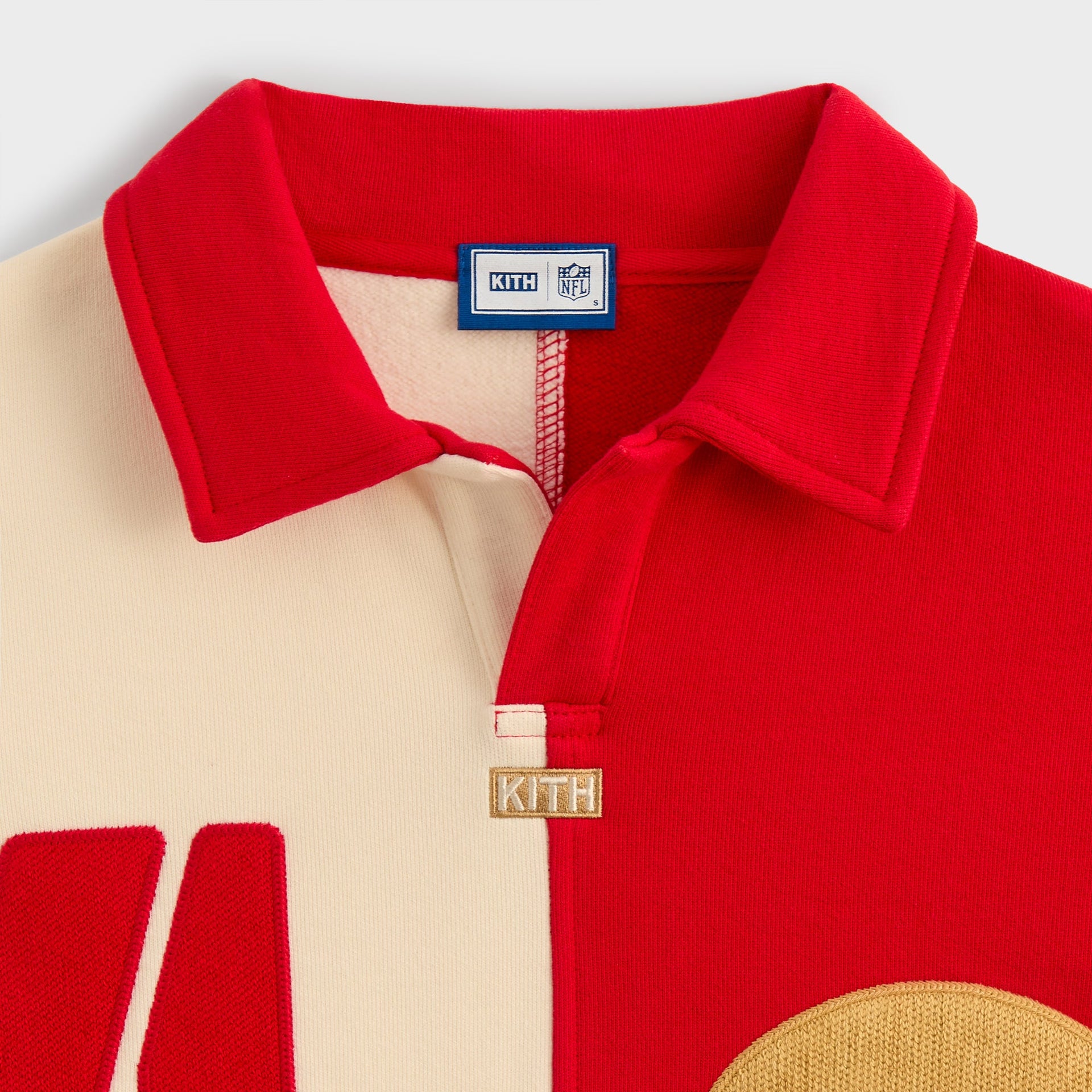 Kith for the NFL San Francisco 49ers Vintage Rugby - Sandrift