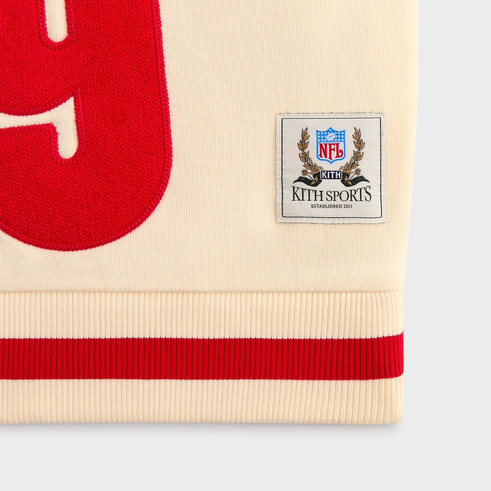 Kith for the NFL San Francisco 49ers Vintage Rugby - Sandrift