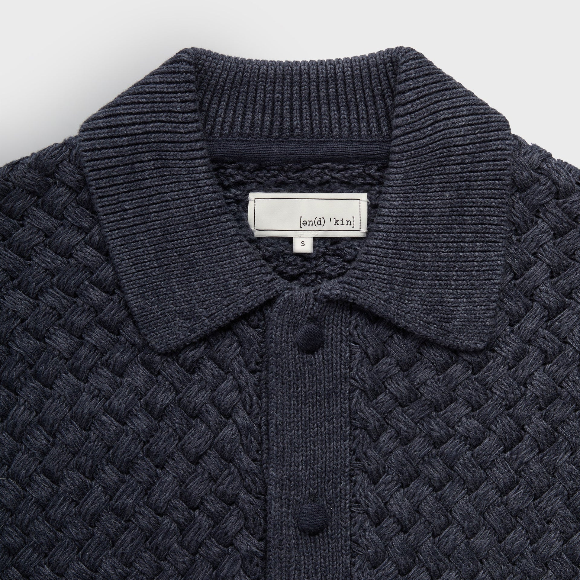 &Kin Basketweave Knit Ginza - Nocturnal