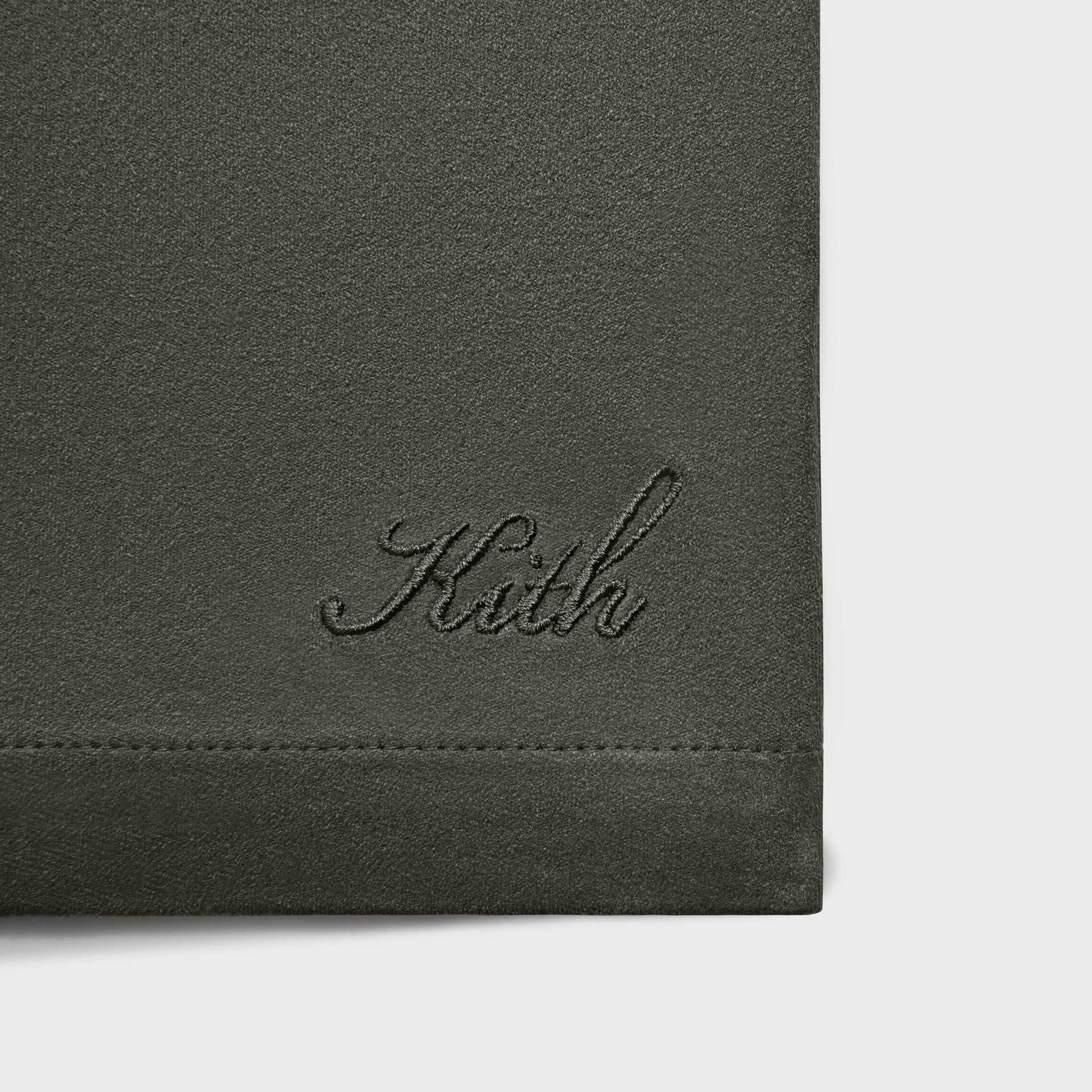 Kith Montague Microsuede Shirt - Cypress