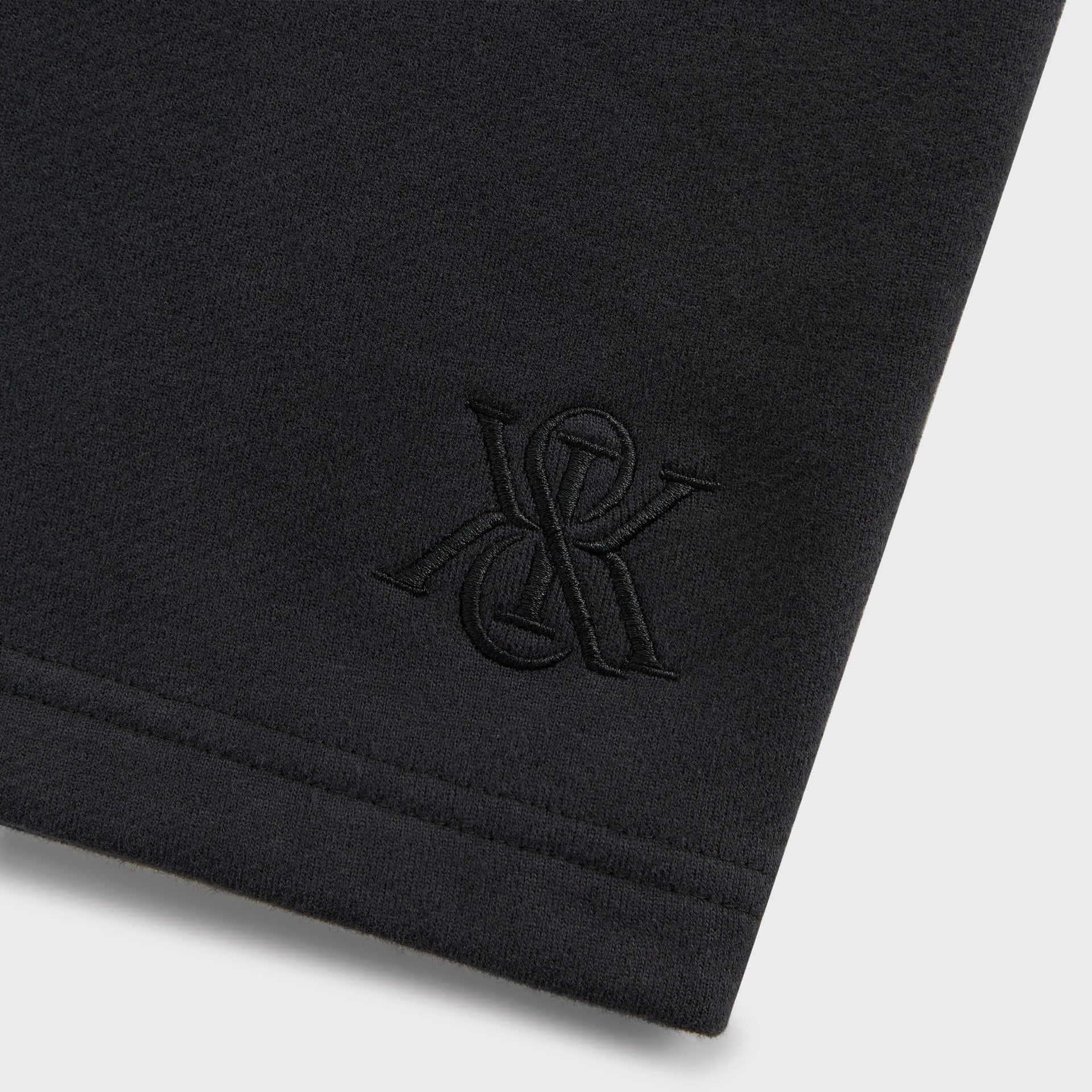 Kith Sueded French Terry Long Sleeve Lawson Tee - Black