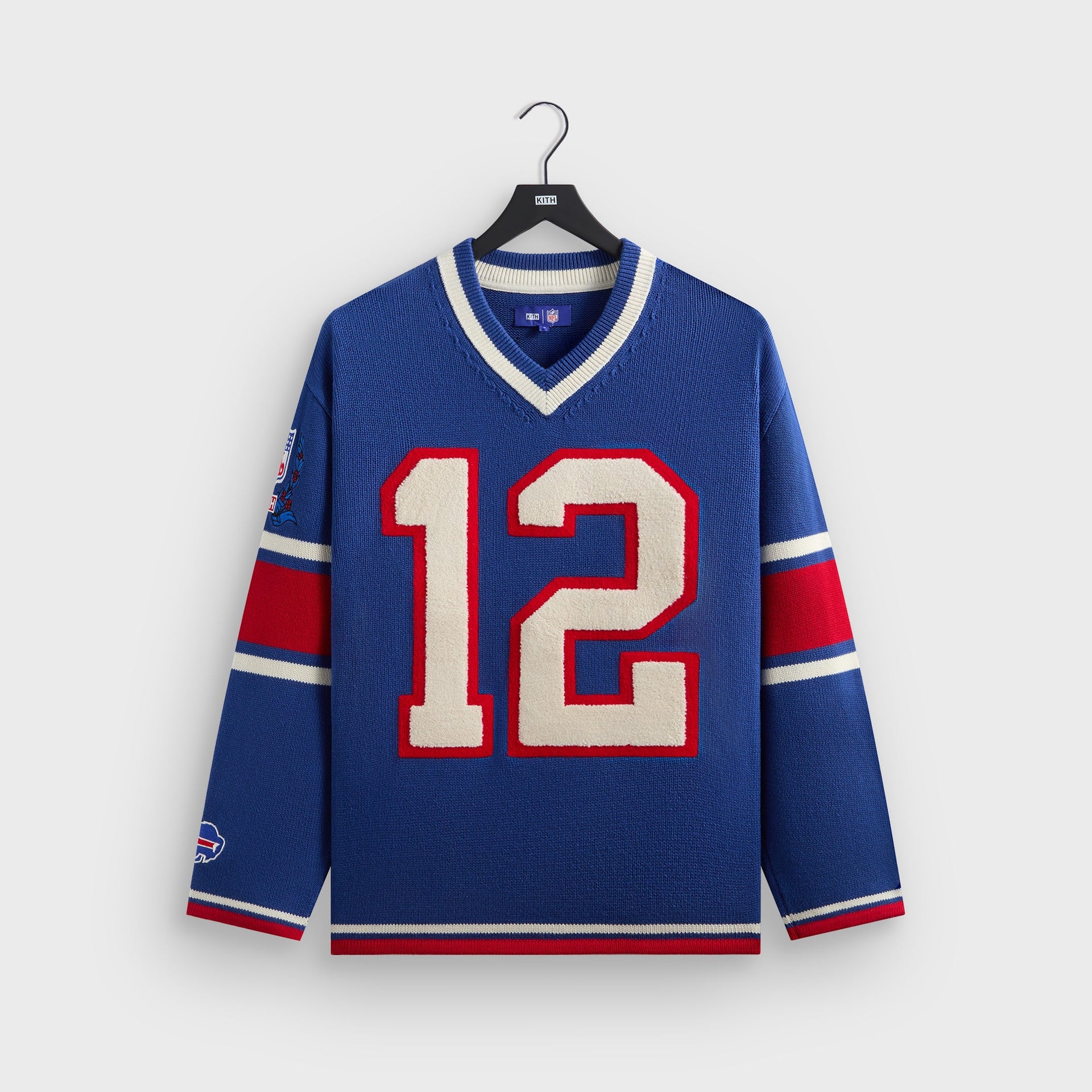 Kith for the NFL Buffalo Bills V-Neck Beau Knit Sweater - Current