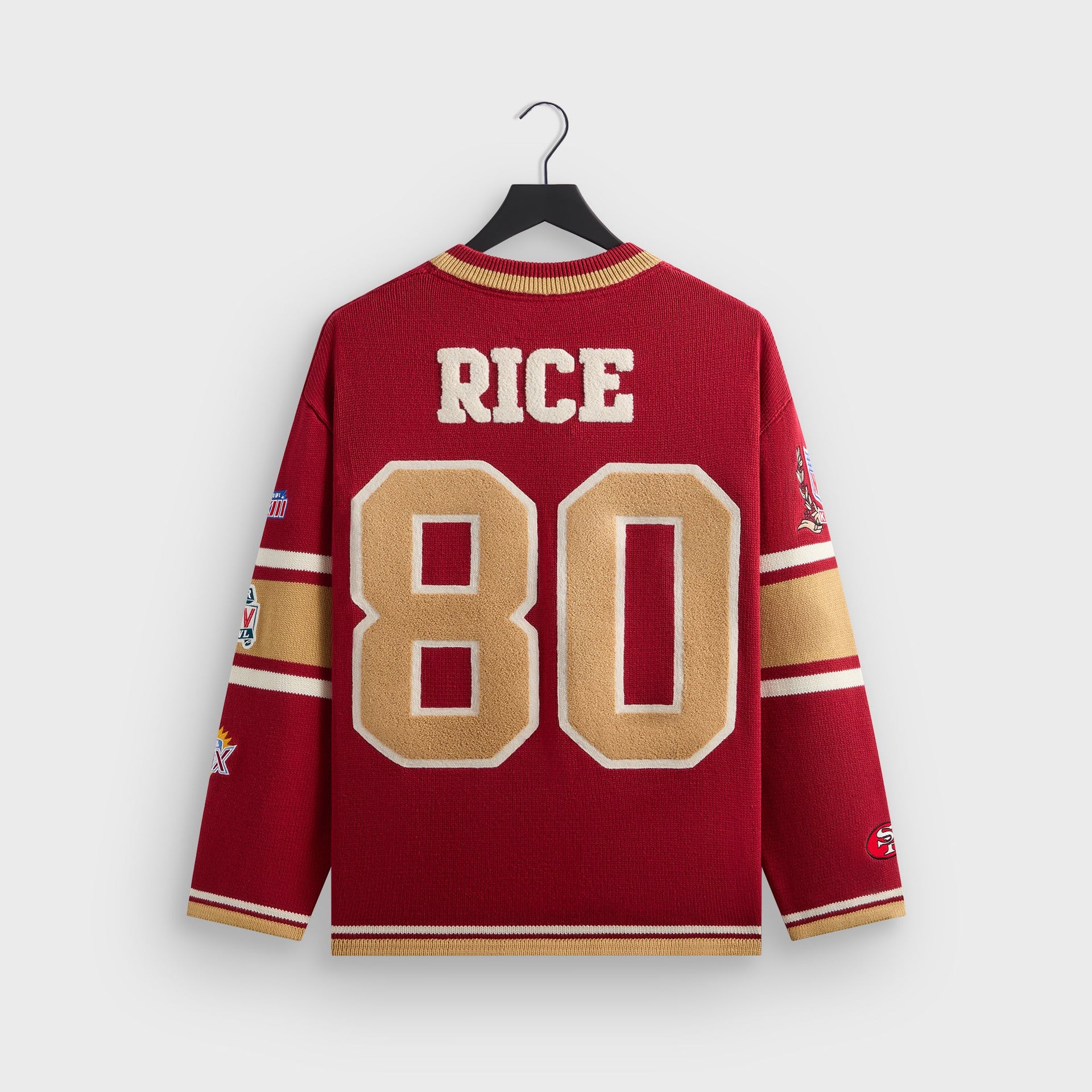 Kith for the NFL San Francisco 49ers V-neck Beau Knit Sweater - Present