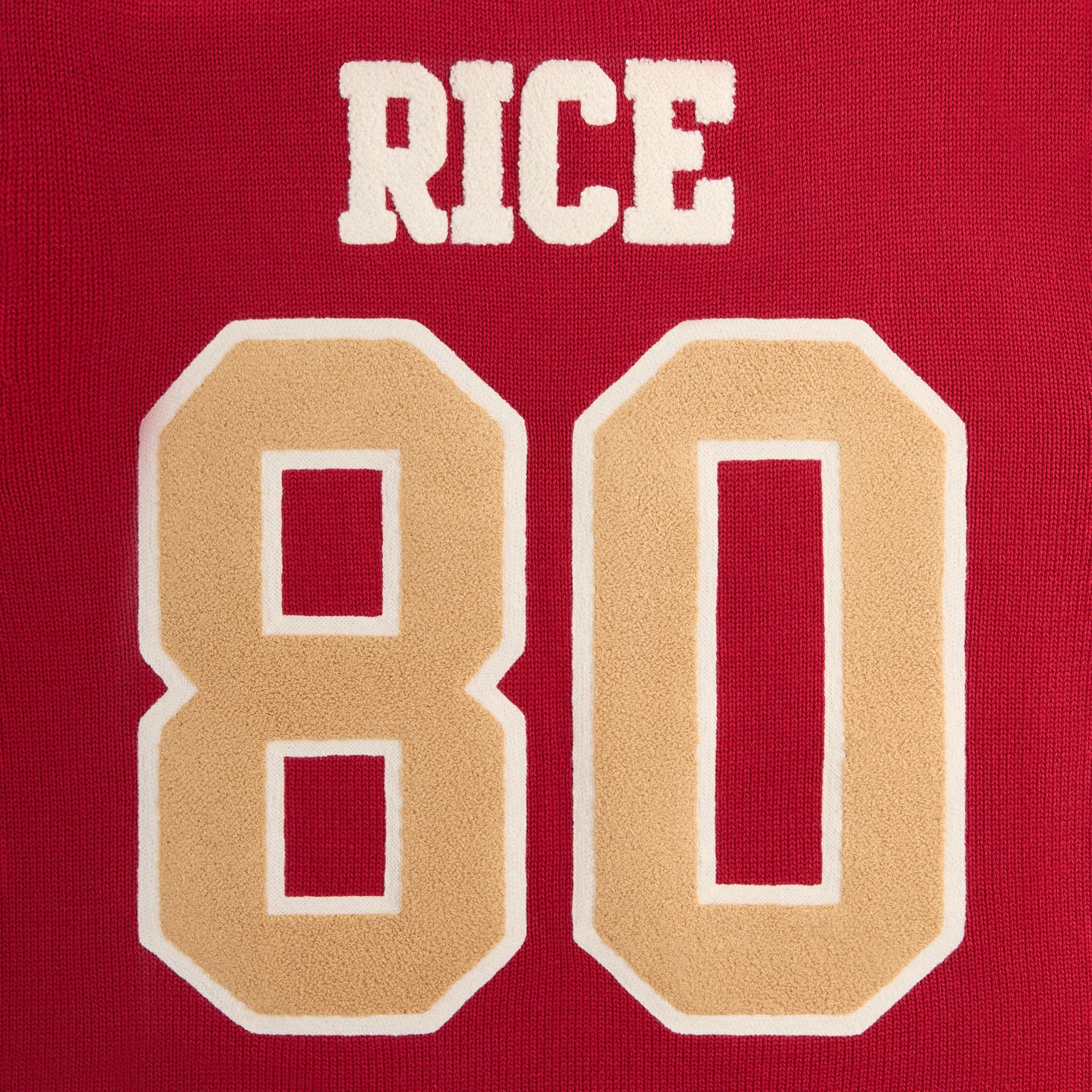 Kith for the NFL San Francisco 49ers V-neck Beau Knit Sweater - Present