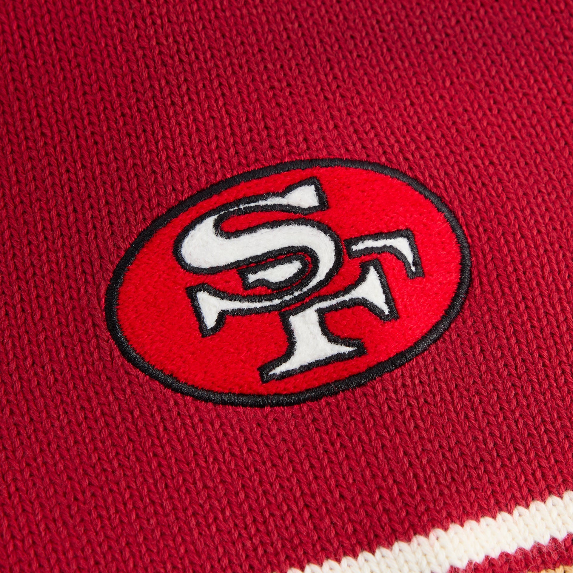 Kith for the NFL San Francisco 49ers V-neck Beau Knit Sweater - Present