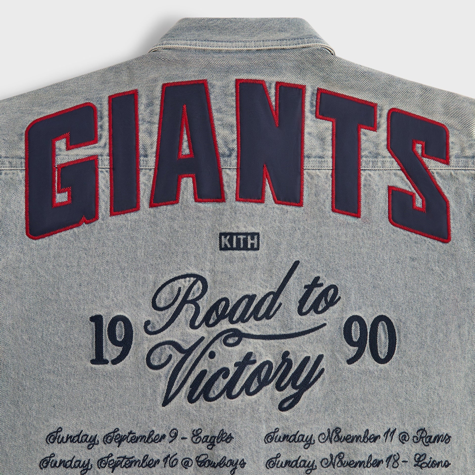Kith for the NFL New York Giants Denim Henson Shirt - Cameron Wash