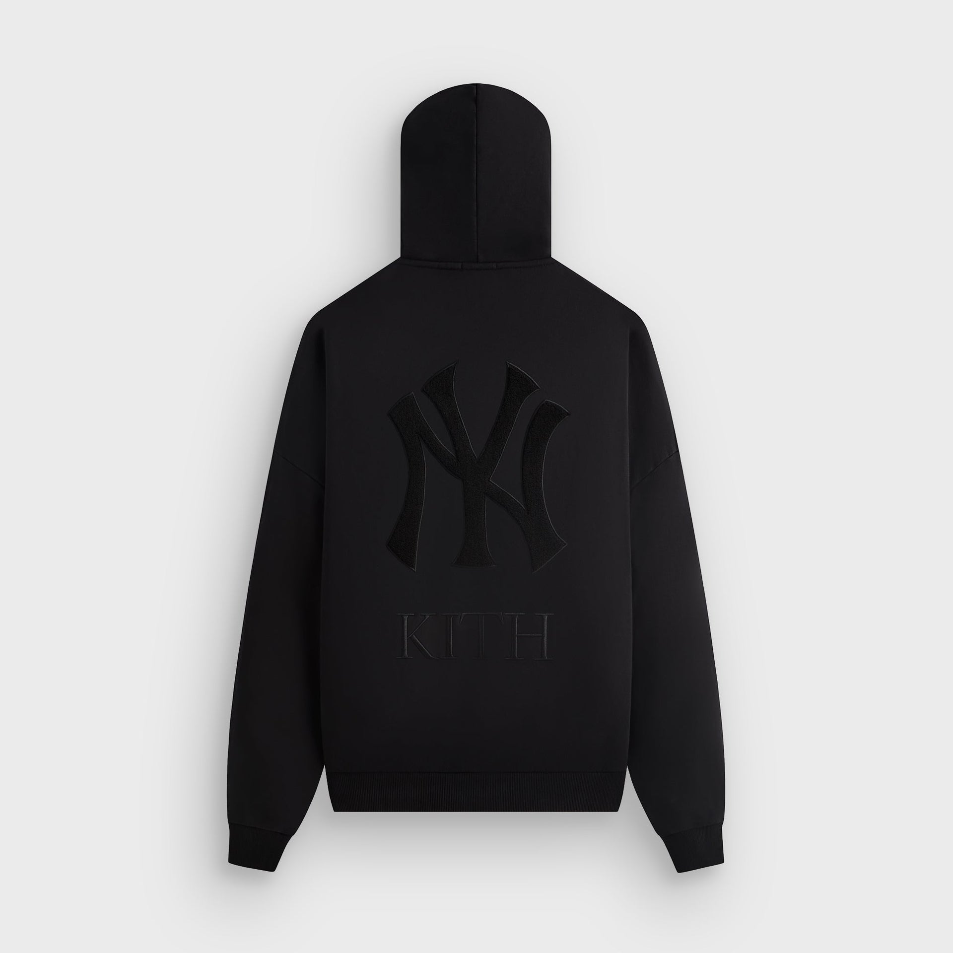 Kith for the New York Yankees Cropped Braxton Full Zip Hoodie - Black