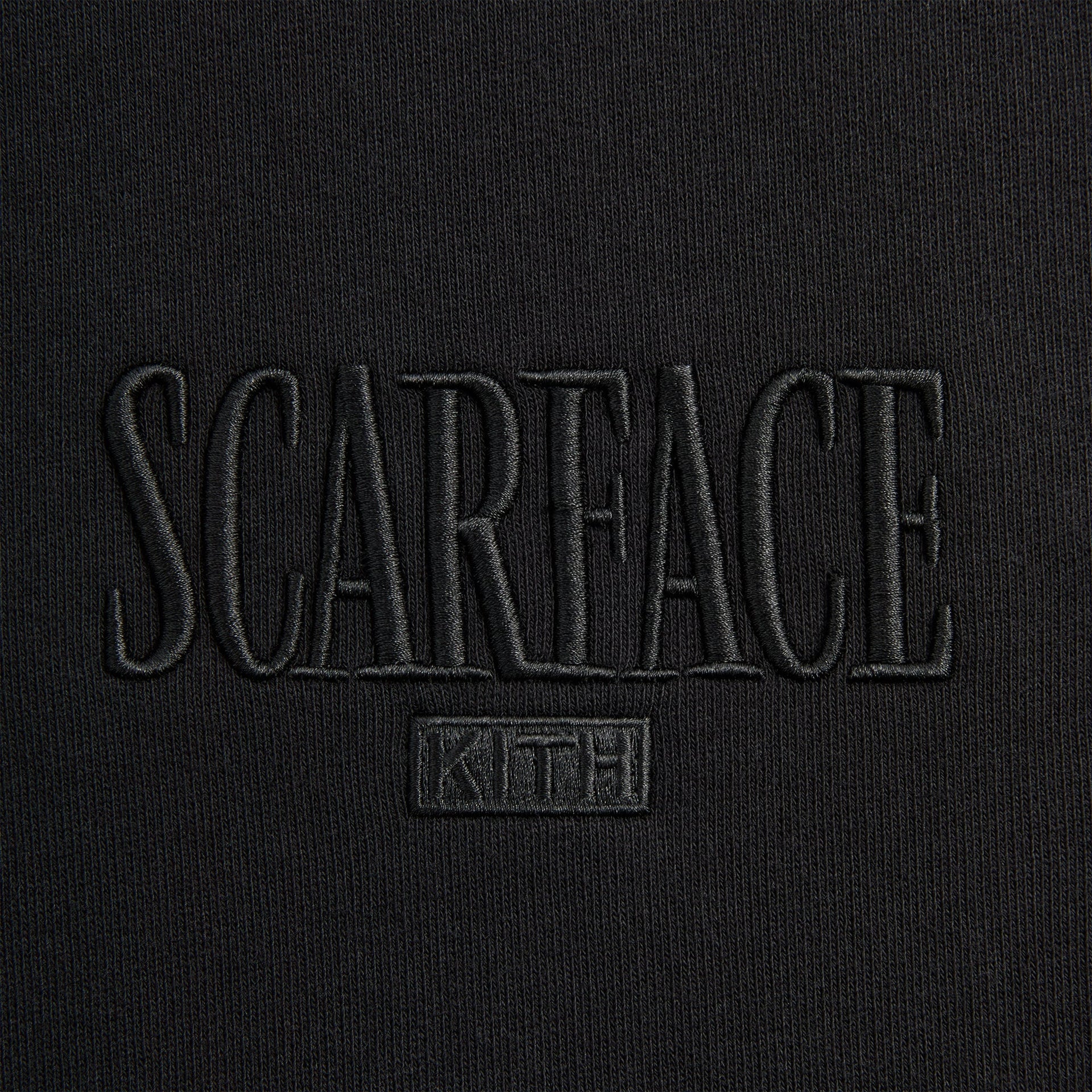 Kith for Scarface Tony Applique Nelson Hoodie - Black