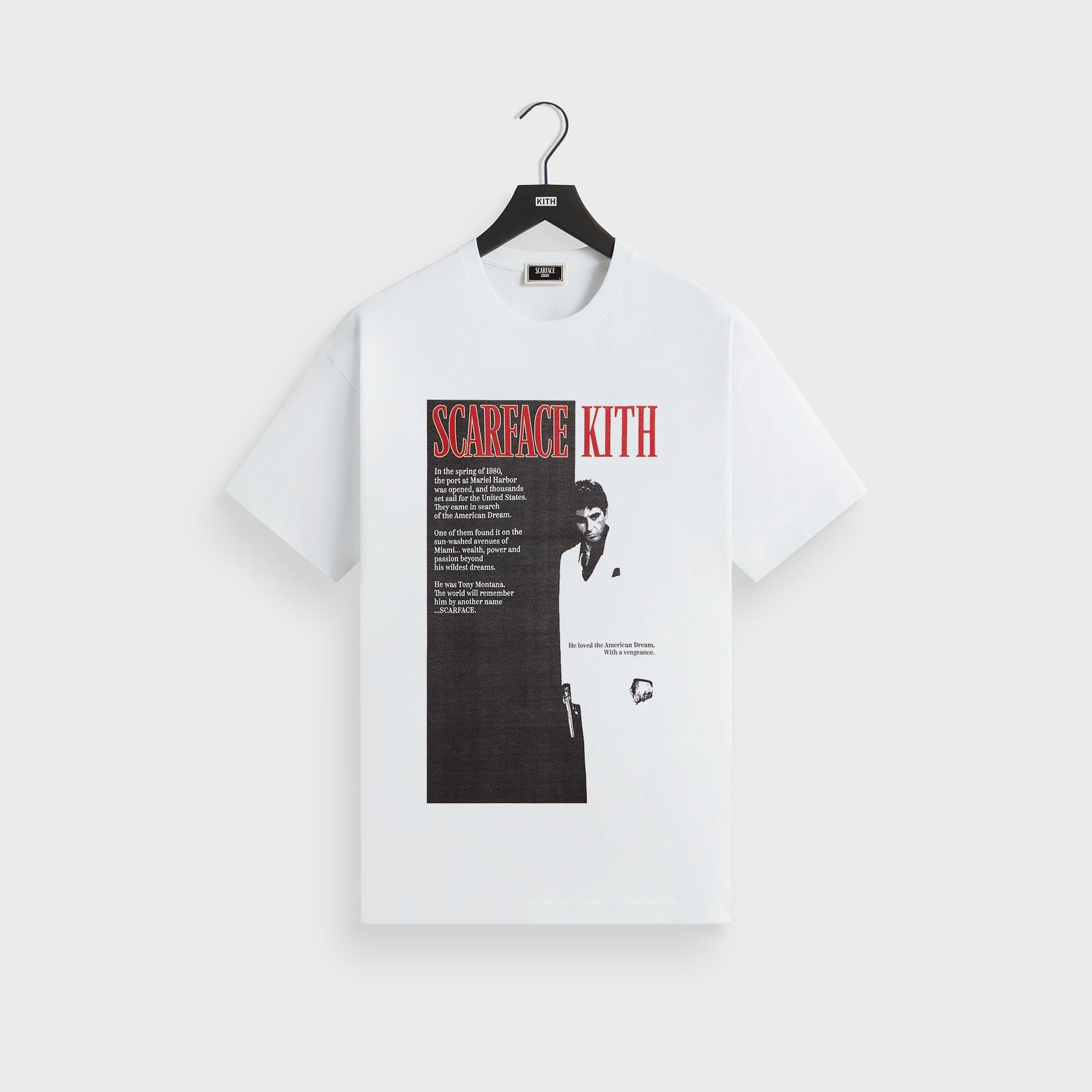 Kith for Scarface Film Poster Vintage Tee - White