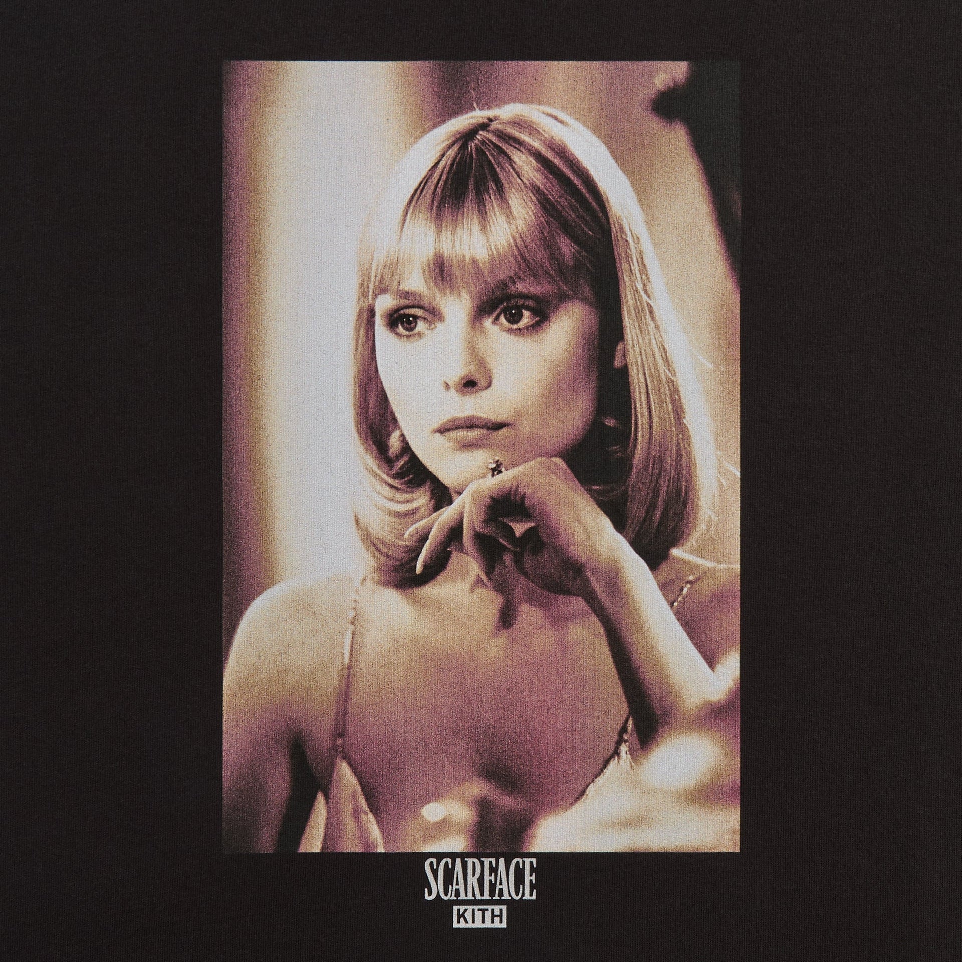 Kith for Scarface Elvira Portrait Tee - Black