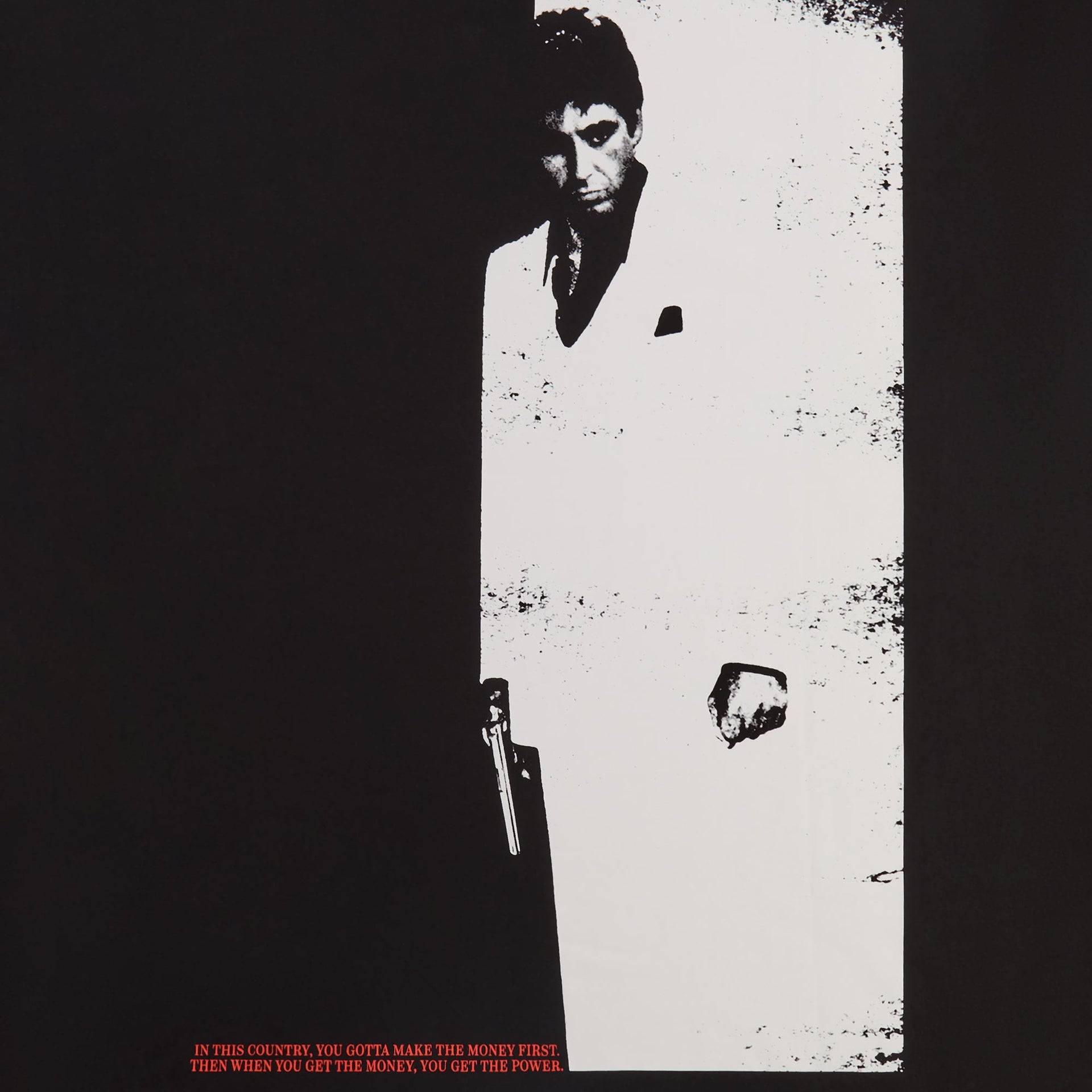 Kith for Scarface Tony Montana Long Sleeve Tee - Black