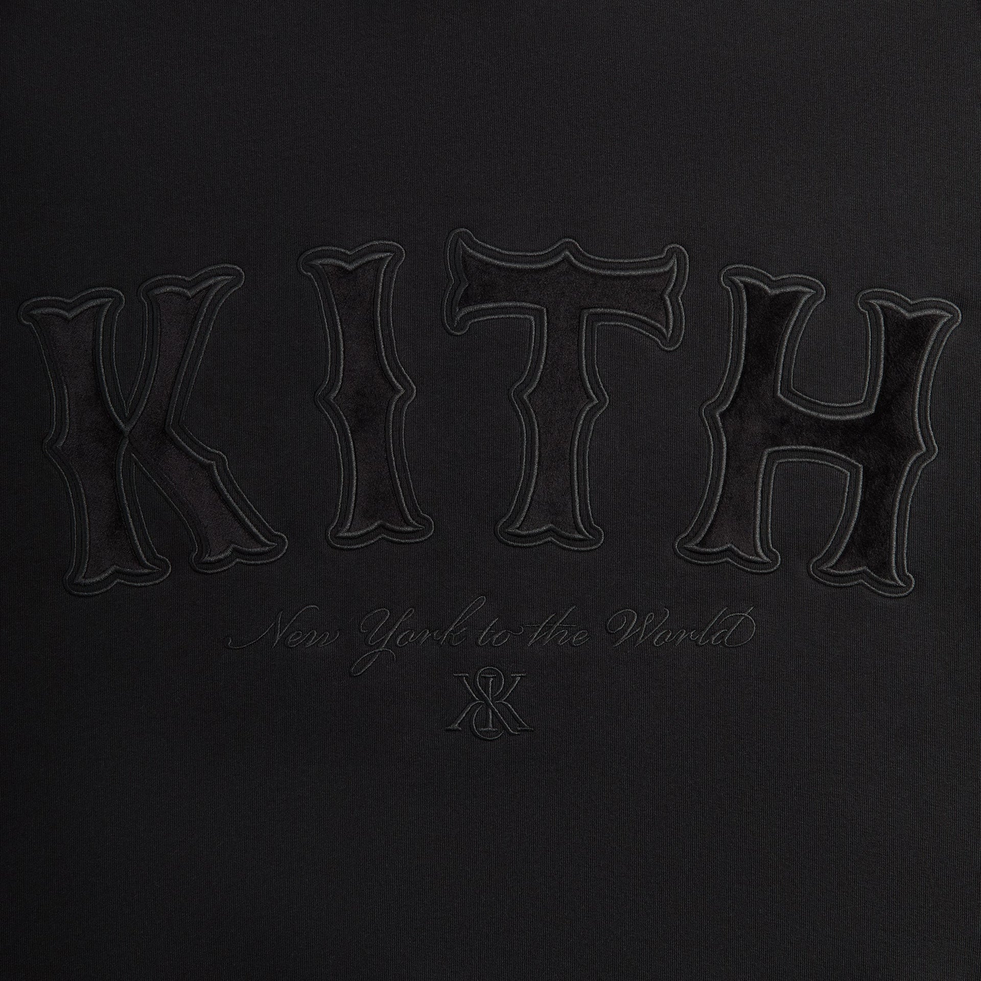 Kith Arched Logo Crewneck - Black