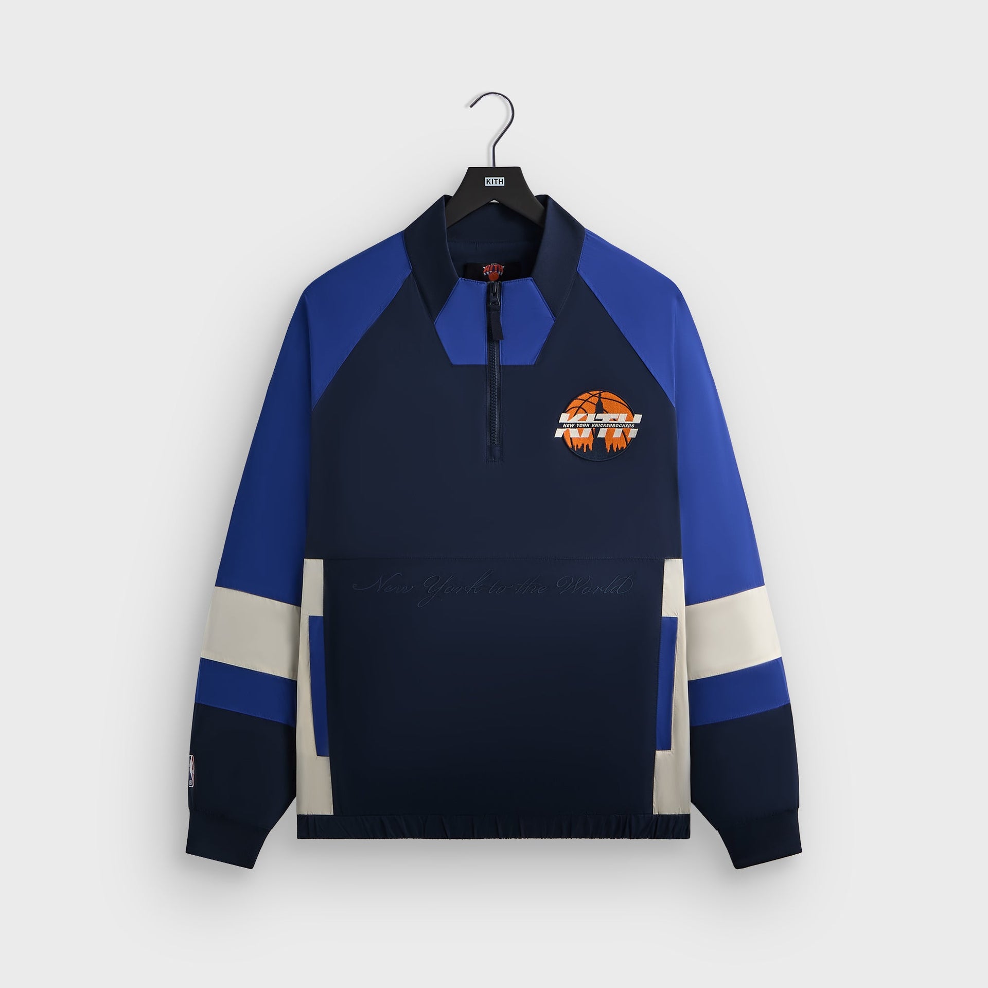 Kith for the New York Knicks Nylon Quarter Zip - Nocturnal