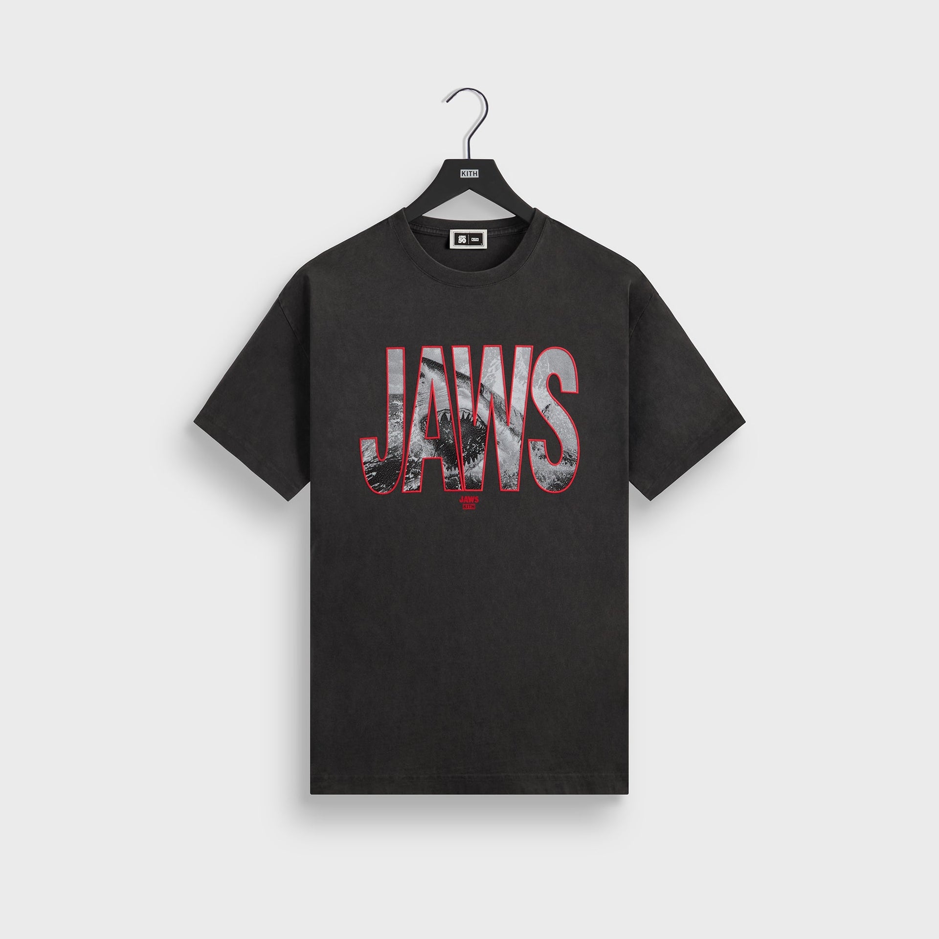 Kith for JAWS Shark Attack Vintage Tee - Black