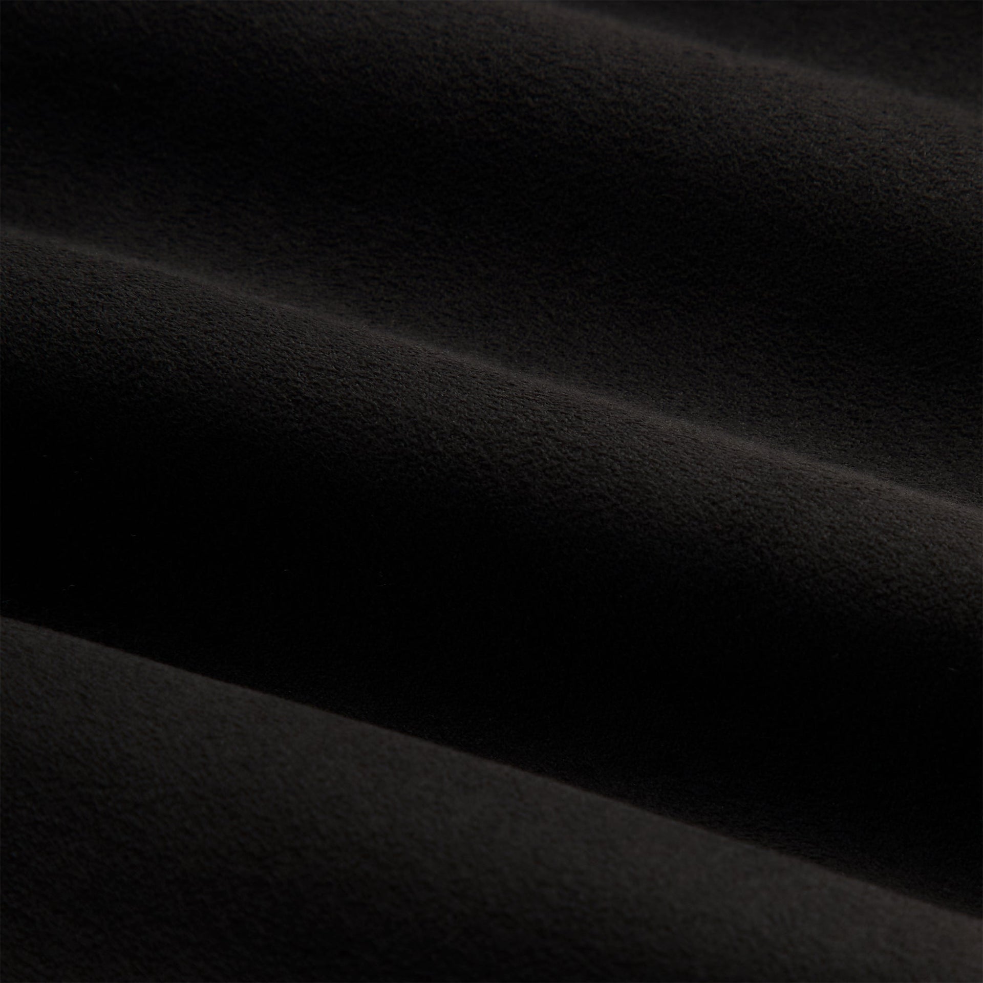 Kith for the New York Knicks Tonal Microsuede Cropped Braxton Hoodie - Black