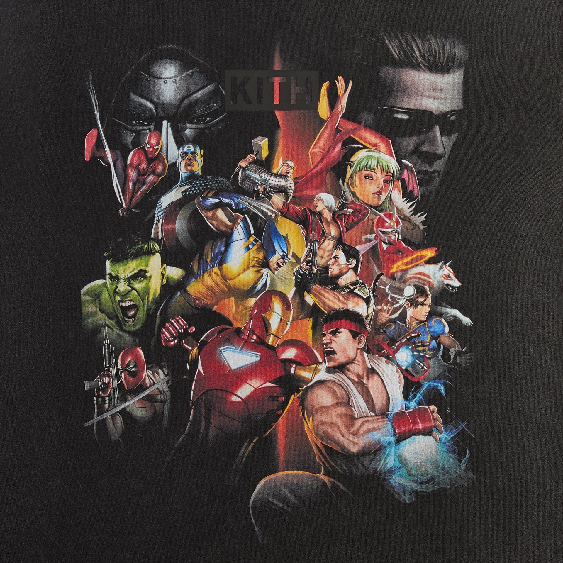 Marvel vs. Capcom | Kith Ultimate Vintage Tee - Black