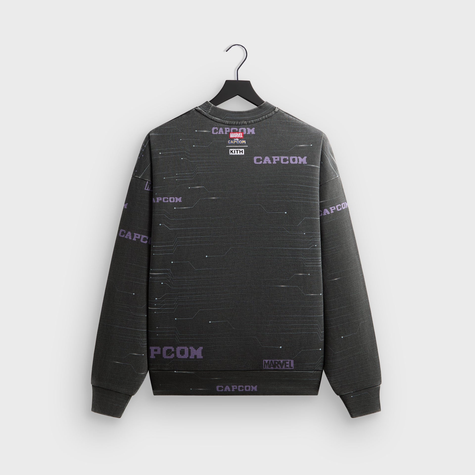 Marvel vs. Capcom | Kith Character Select Vintage Nelson Crewneck - Black