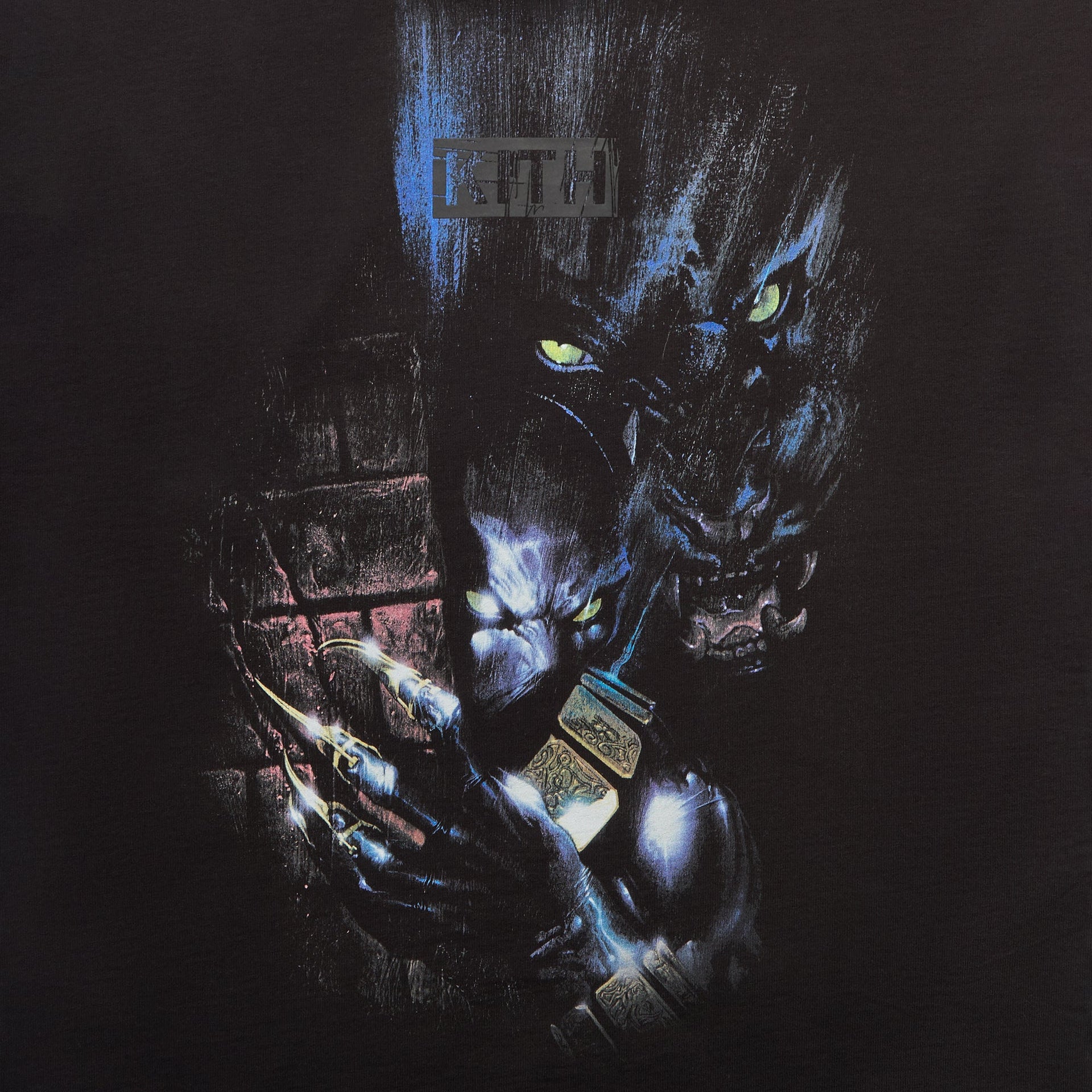 Marvel | Kith Black Panther Vintage Tee - Black