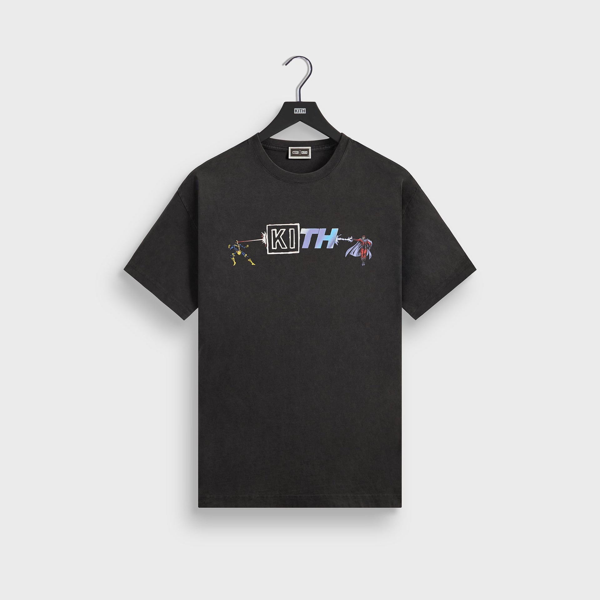 Marvel | Kith Cyclops vs. Magneto Vintage Tee - Black