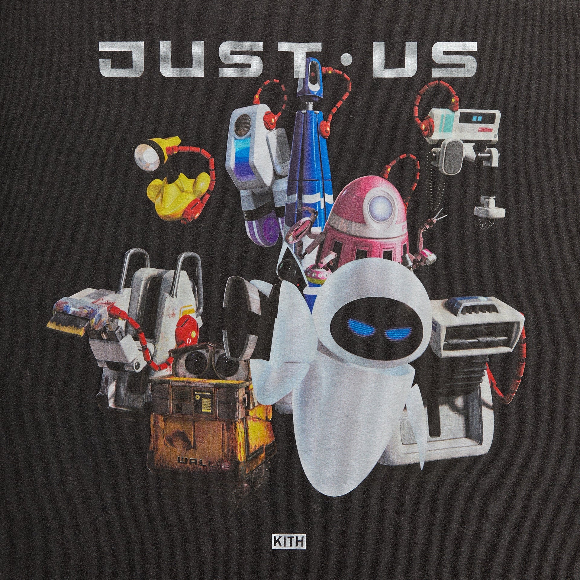Disney | Kith for Pixar WALL-E Just Us Vintage Tee - Black