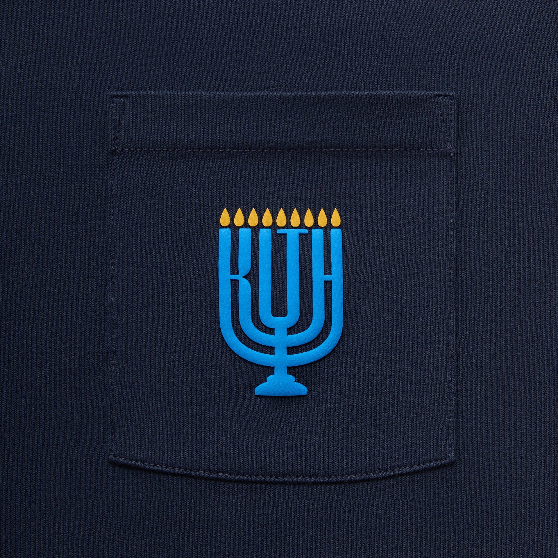 Kith Hanukkah Stained Glass Long Sleeve Tee - Nocturnal