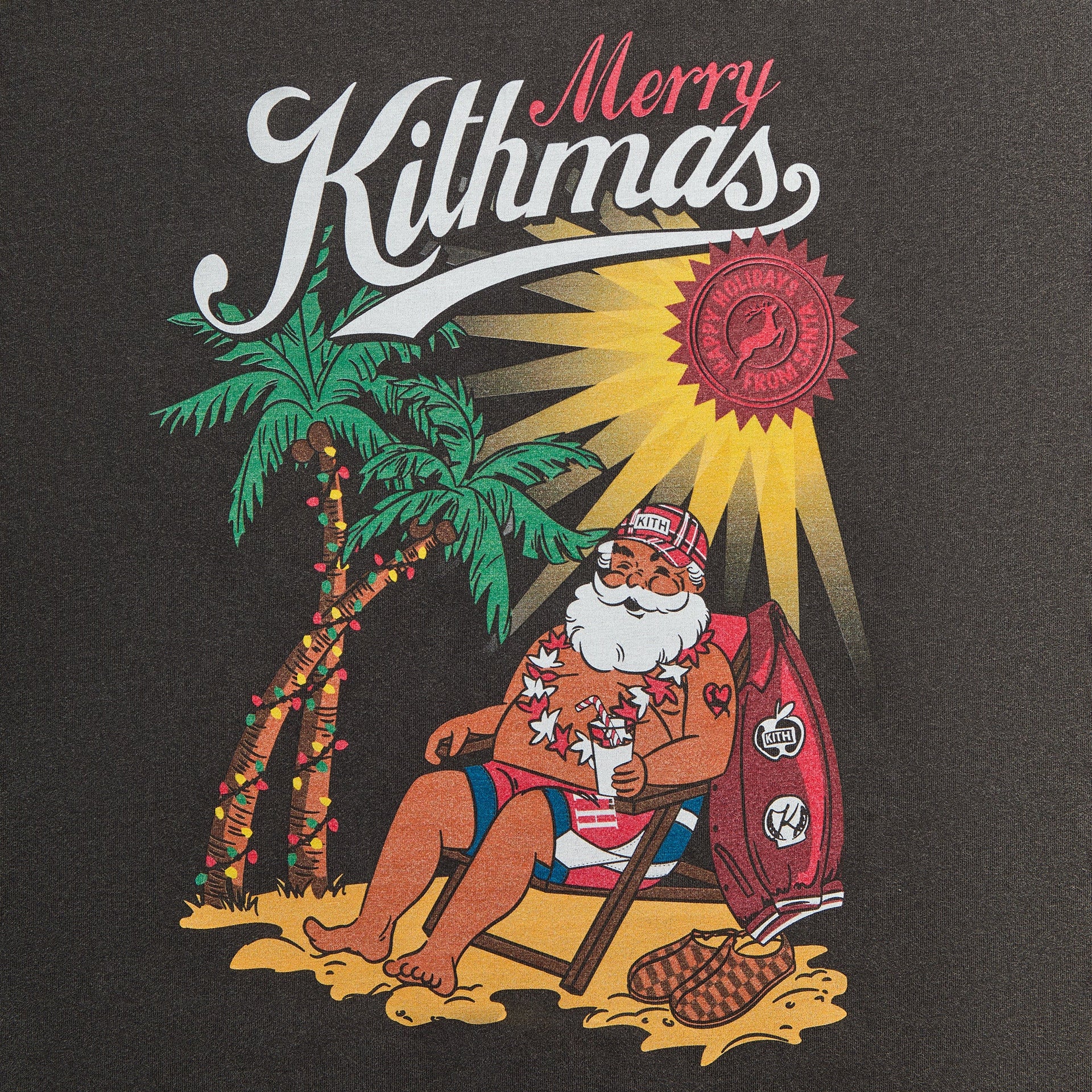 Kithmas Vacation Jones Vintage Tee - Black