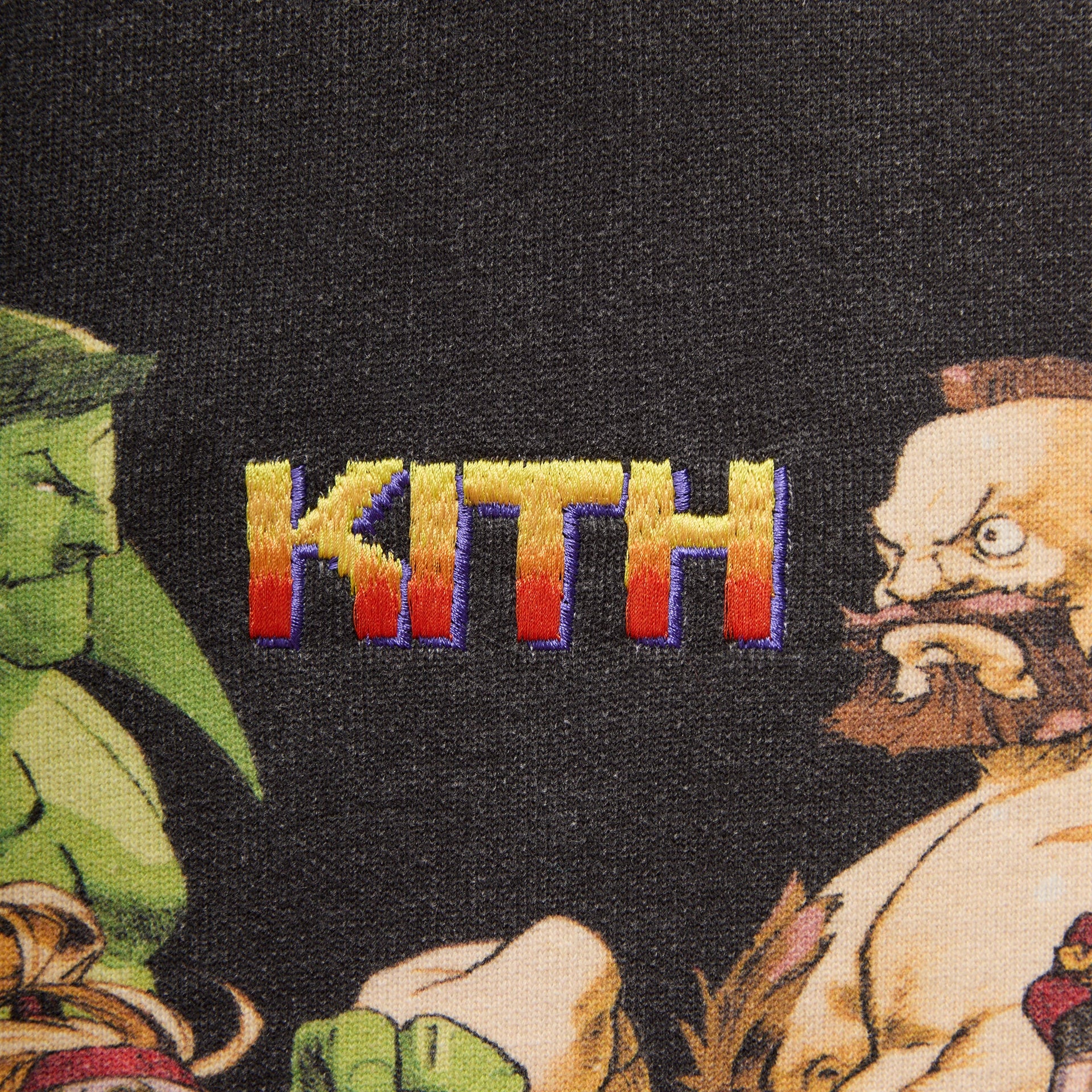 Marvel vs. Capcom | Kith Age of Heroes Nelson Fleece Rugby - Black