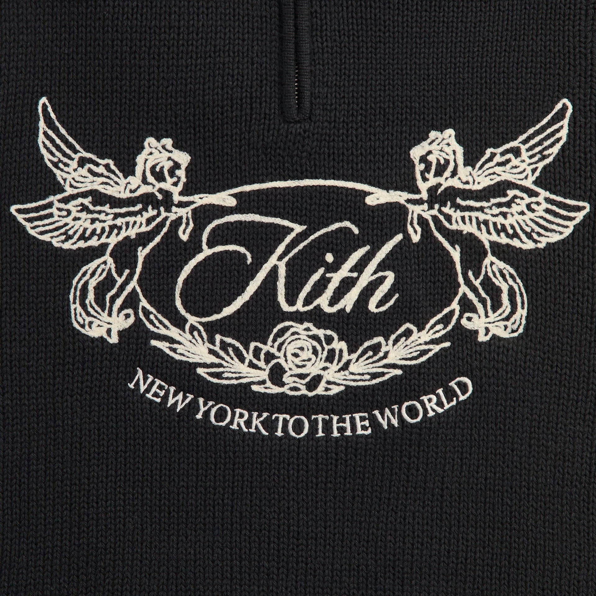 Kith Quarter Zip Wyona Sweater - Ink