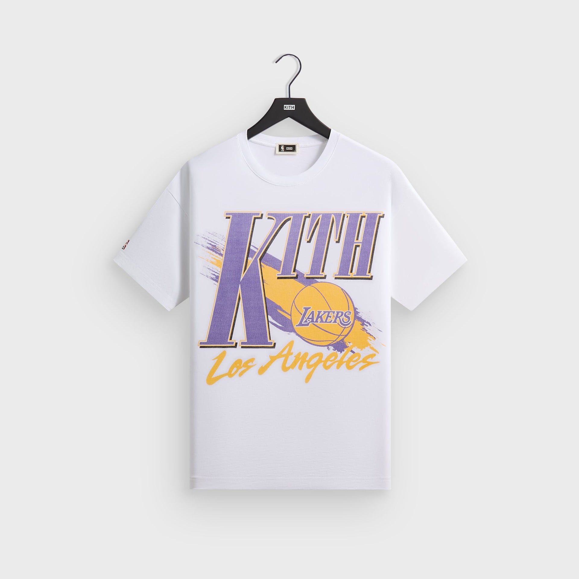Kith for NBA All-Star Los Angeles Lakers Retro Ball Boxy Tee - White