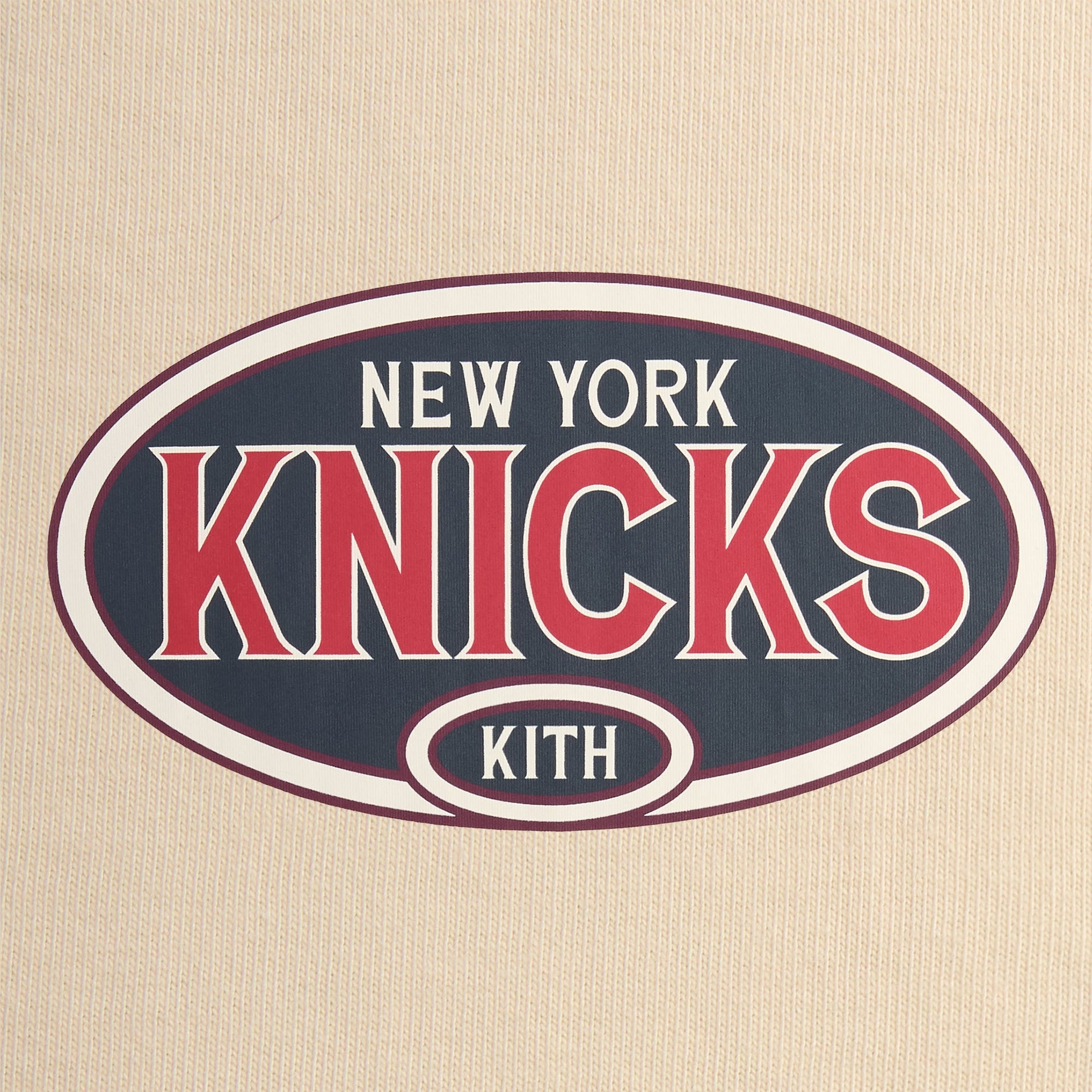 Kith for the New York Knicks NY Vintage Jones Tee - Sandrift