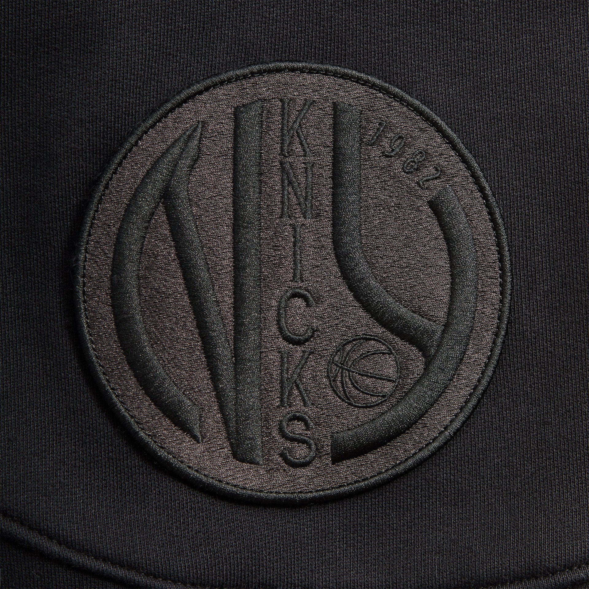 Kith for the New York Knicks Tonal Vintage Crewneck - Black