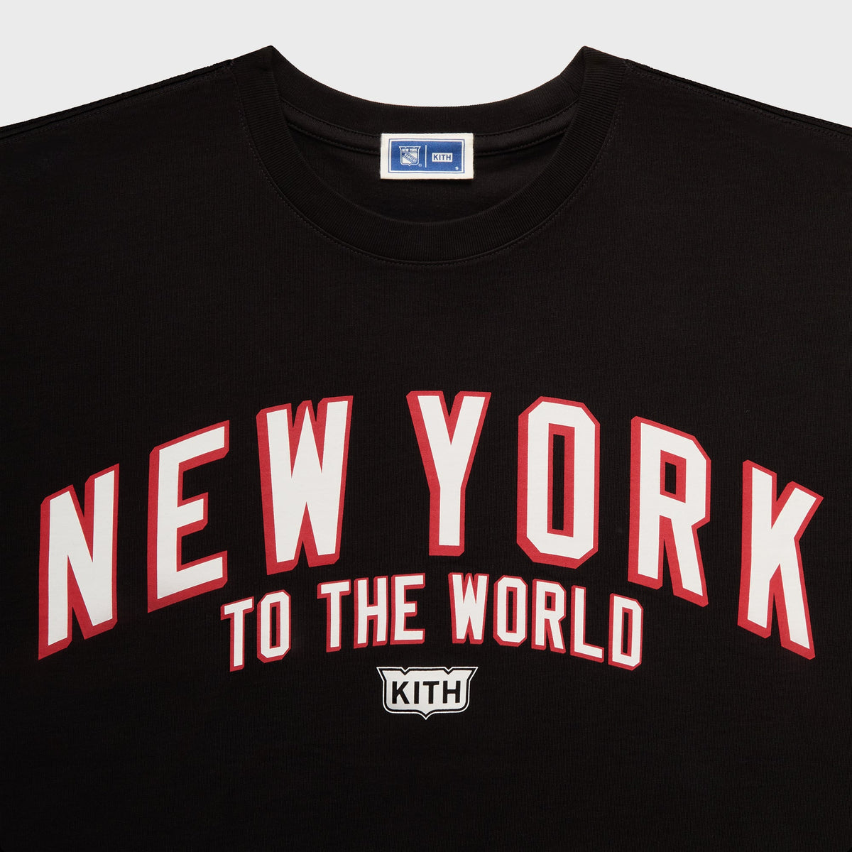 Kith for the New York Rangers New York Vintage Jones Tee - Black