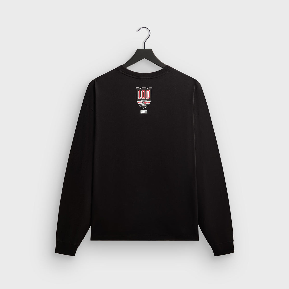 Kith for the New York Rangers New York Vintage Long Sleeve Quinn Tee - Black